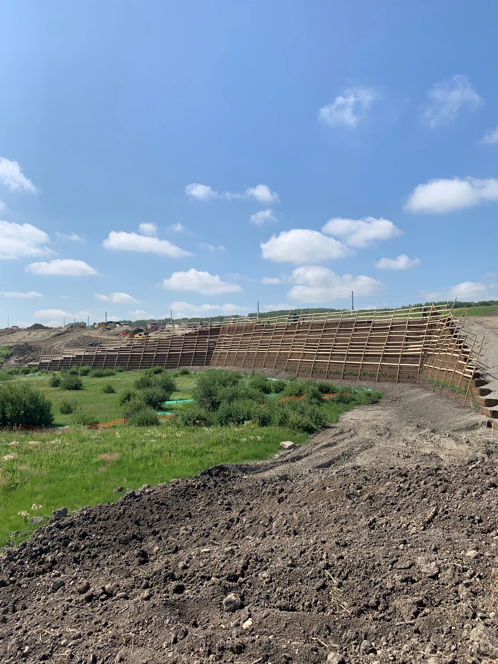 Vegetated MSE wall Sierra Slope