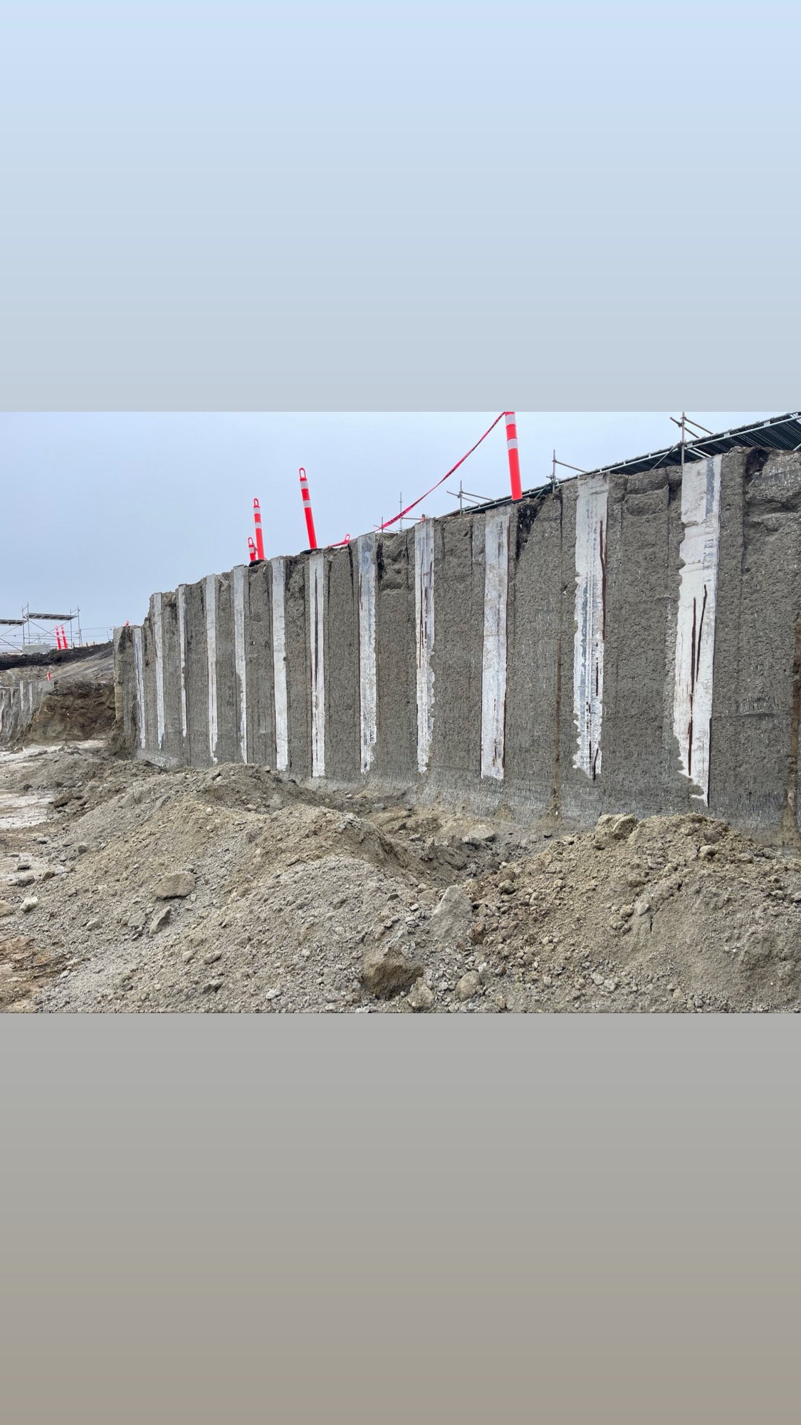 Carrington Secant Shoring Wall, Predator Ridge, BC