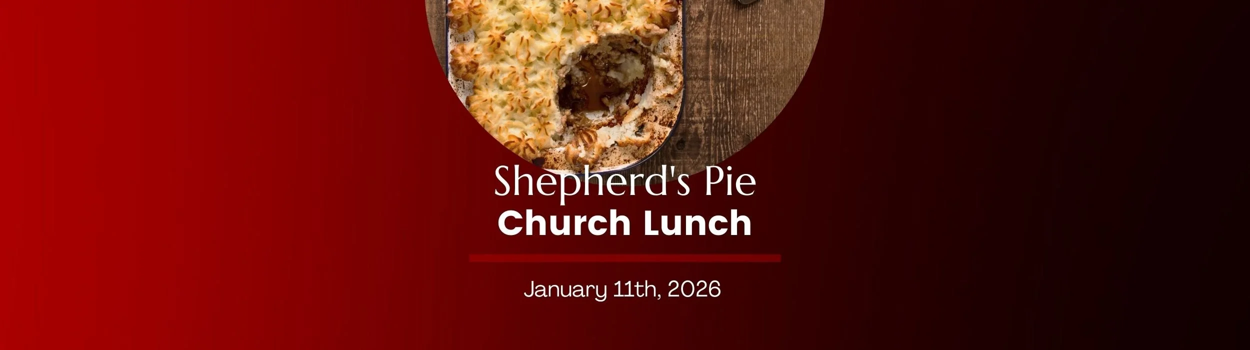 Shepherd’s Pie Church Lunch
