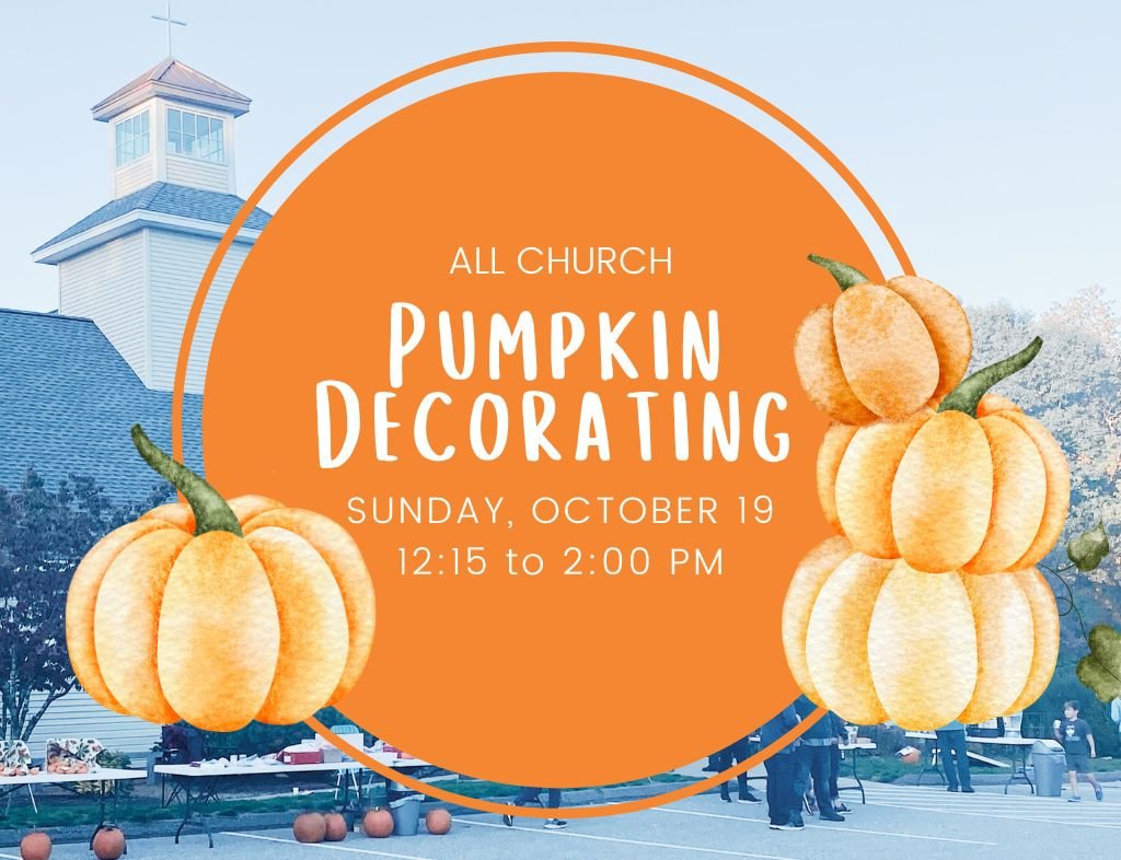 All Church Pumpkin Decorating