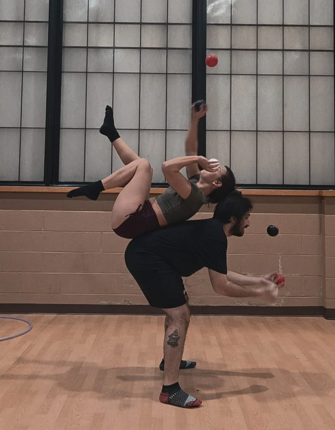 Acro Juggles for Everyone! with Hafez & Erica