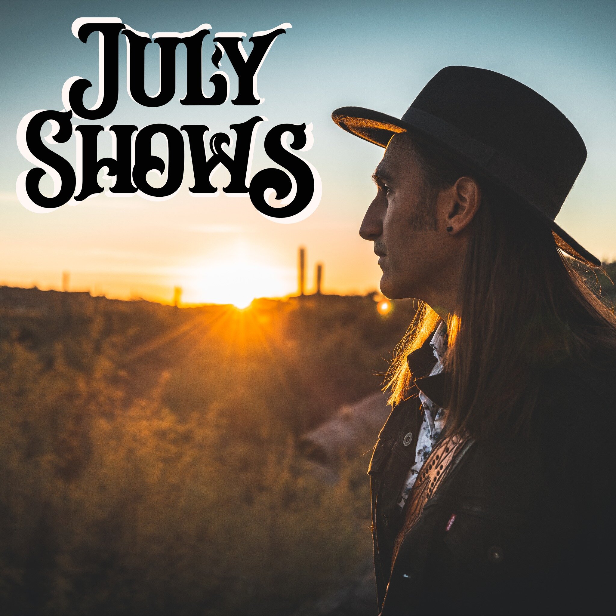 July has crept quietly into our possession. I'll be playing music in the summer desert sun. 🏜️ 🌵 Songs requests that include 10min solo sections are encouraged. 

Sat 1st - CB Live - 5-8
Sun 2nd - Vig (McD) - 11 - 2
Sun 2nd - Marriott (Desert Ridge