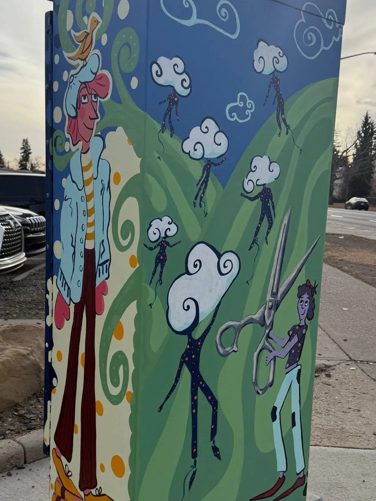 New Utility Box Mural Unveiled