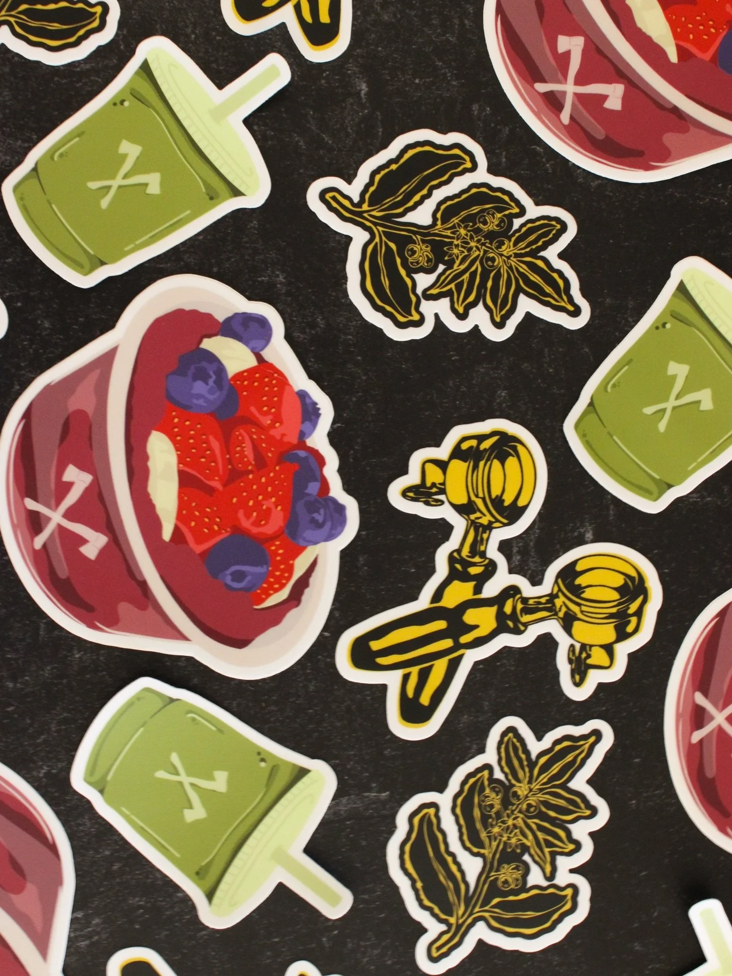 Something sweet is sticking around - check out our latest sticker launch, designed by @ellie_shae2811 🫶

We&rsquo;ve launched FOUR brand new Honest Coffee stickers:

🍓 A&ccedil;a&iacute; Bowl
🍵 Matcha
🌿 Coffee Plant
☕️ Portafilter

Stick them on 