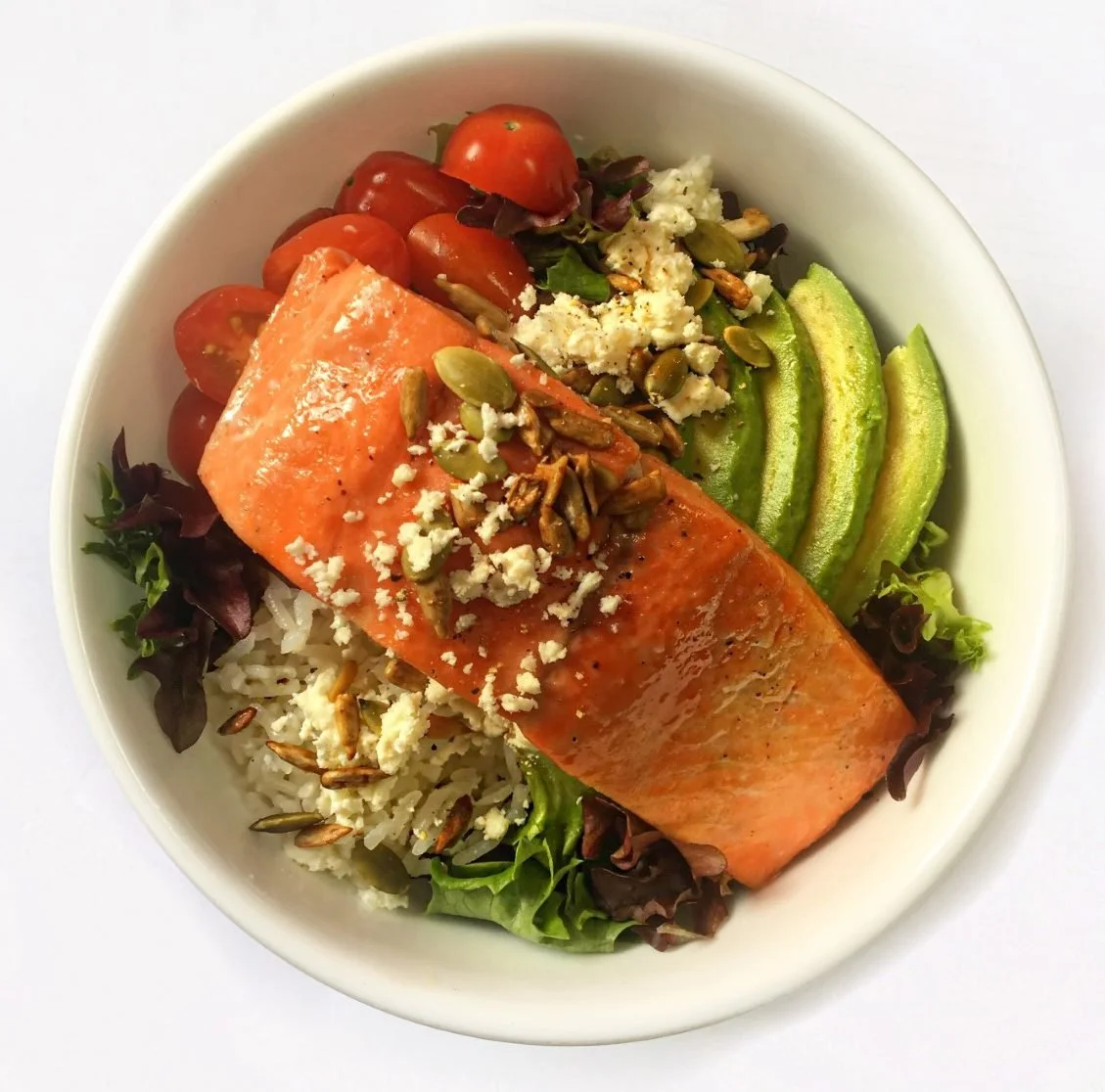 Honey Lime Salmon Bowl