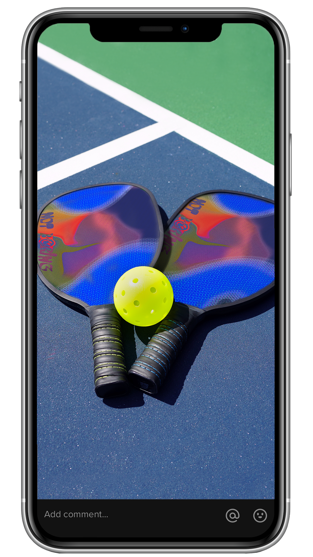 Branded pickleball set made by denimrush experience