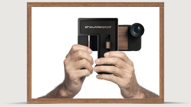 Shoulderpod G2 - Smartphone grip for horizontal and vertical iPhone and Android video used for mobile journalism and video marketing