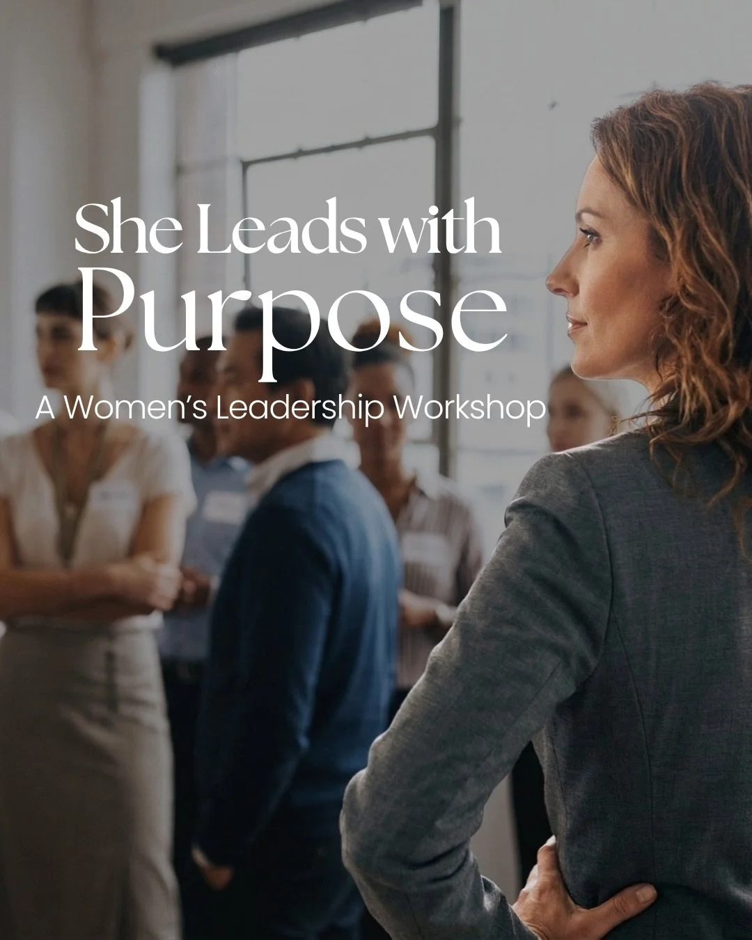 Women today are leading teams, building businesses, supporting families, and carrying&nbsp;a lot along the way.

For women holding, this is your space to pause and reconnect.&nbsp;

We invite you to&nbsp;She Leads with Purpose.&nbsp;A Women&rsquo;s L