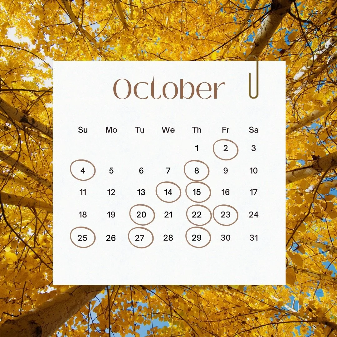 In honor of Menopause Awareness Month and Breast Cancer Awareness Month, we&rsquo;re dedicating our October calendar to self-care for all women.

Join us for immersive experiences, meaningful gatherings, mindful movement, and more ways to connect thi