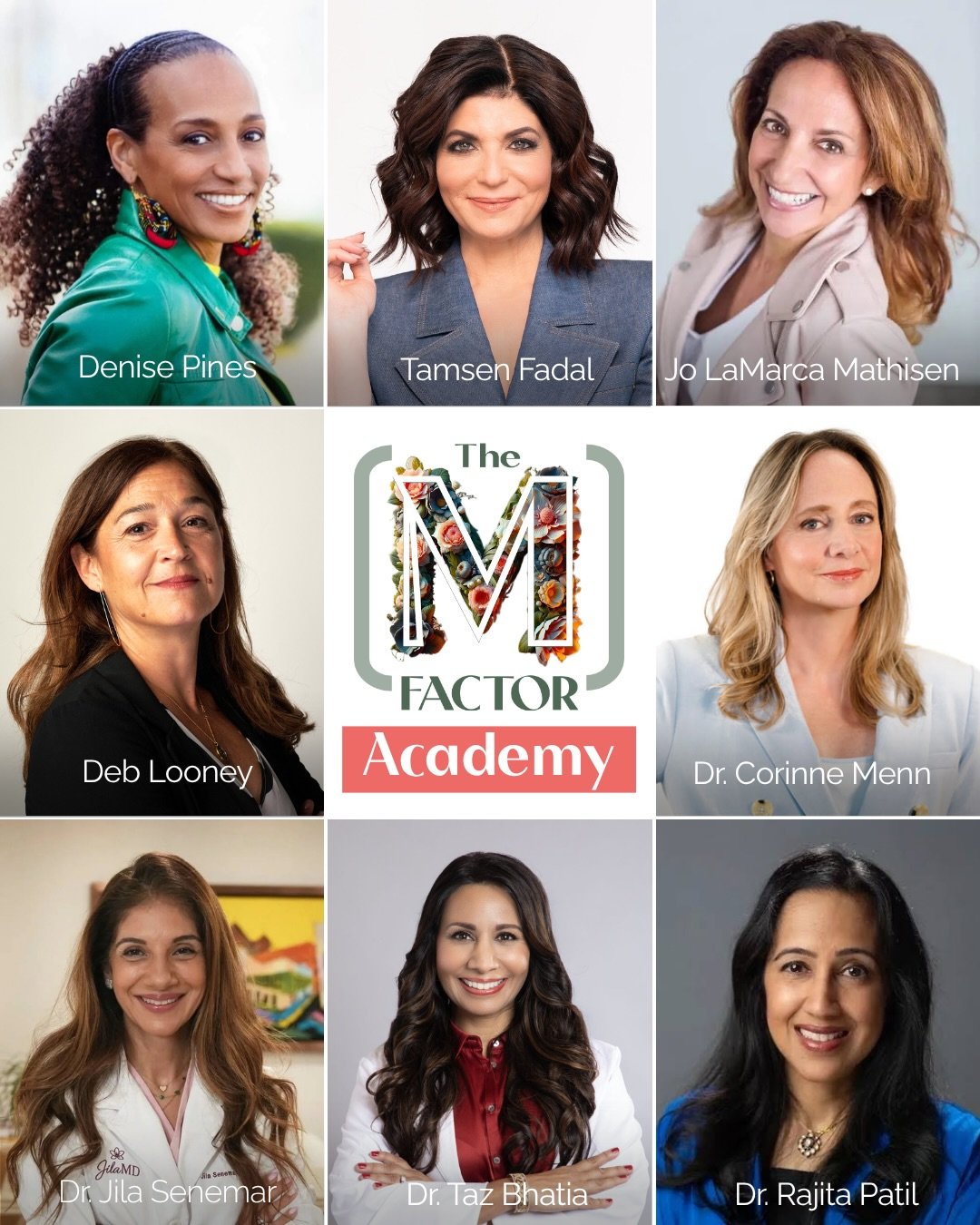 We&rsquo;re proud to introduce the advisors of The M Factor Academy-women whose work in medicine, storytelling, advocacy, and community is changing the narrative in women&rsquo;s health and access support.

✨ @deniselpines 
✨ @tamsenfadal
✨ @jolamath