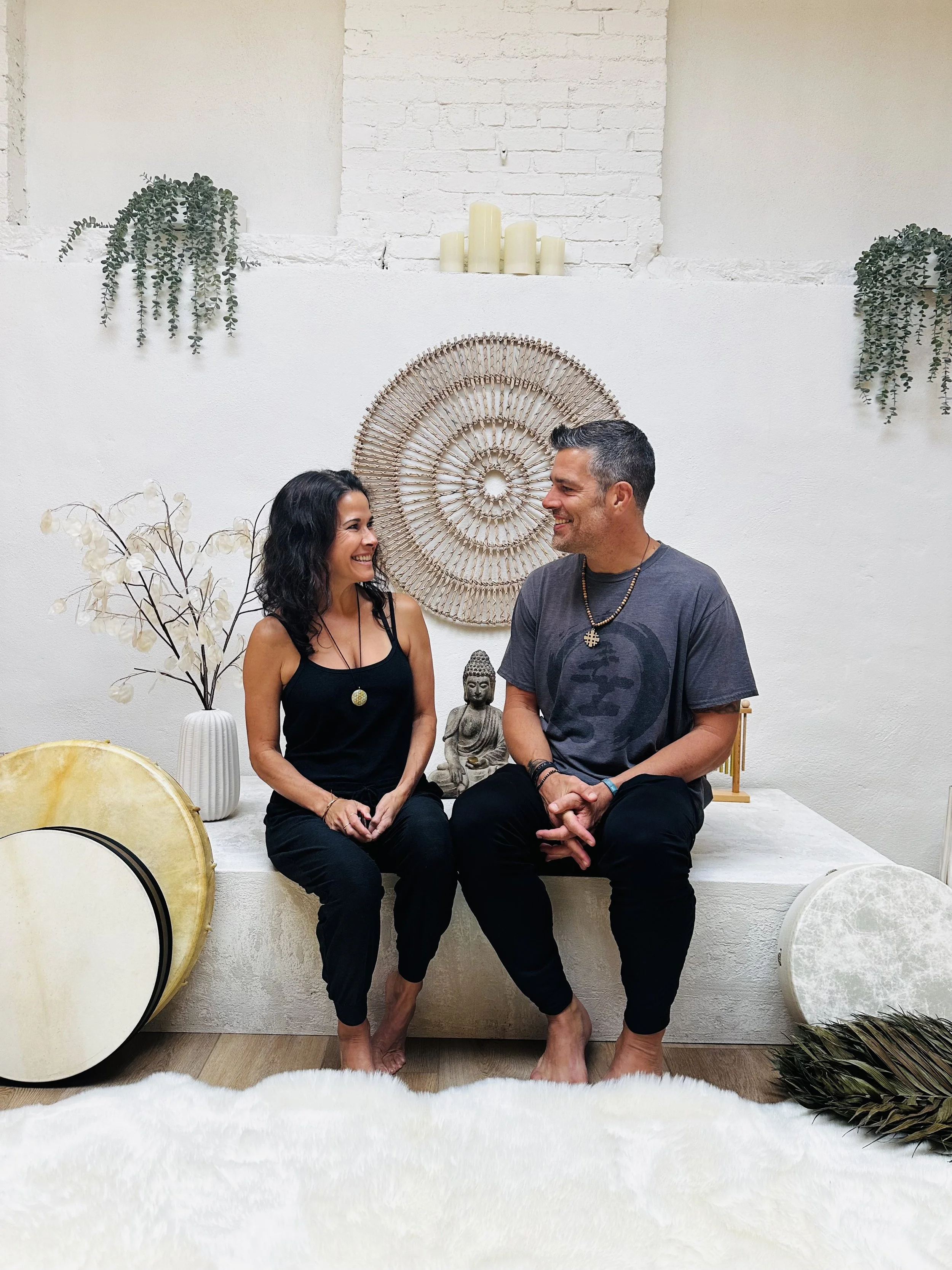 Julie and Billy from Spirit 11ouse in the Loopwell wellness room in Montclair, NJ