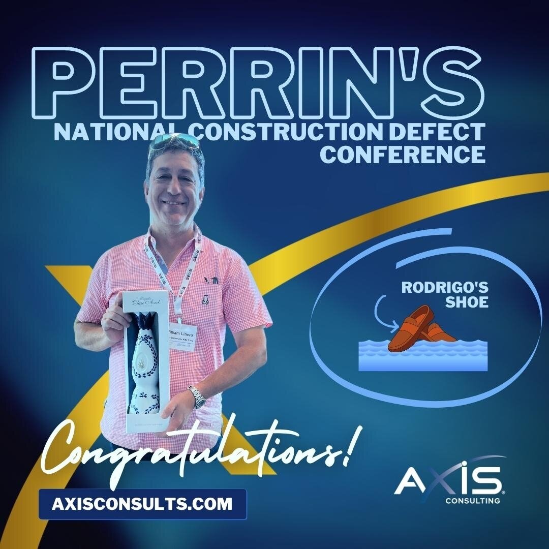 Perrin&rsquo;s National Construction Defect Conference was a success! We want to congratulate our raffle winner William Linero. We are looking forward to seeing you all soon.⁣
⁣
P.S. Farewell to Rodrigo Perez's shoe!