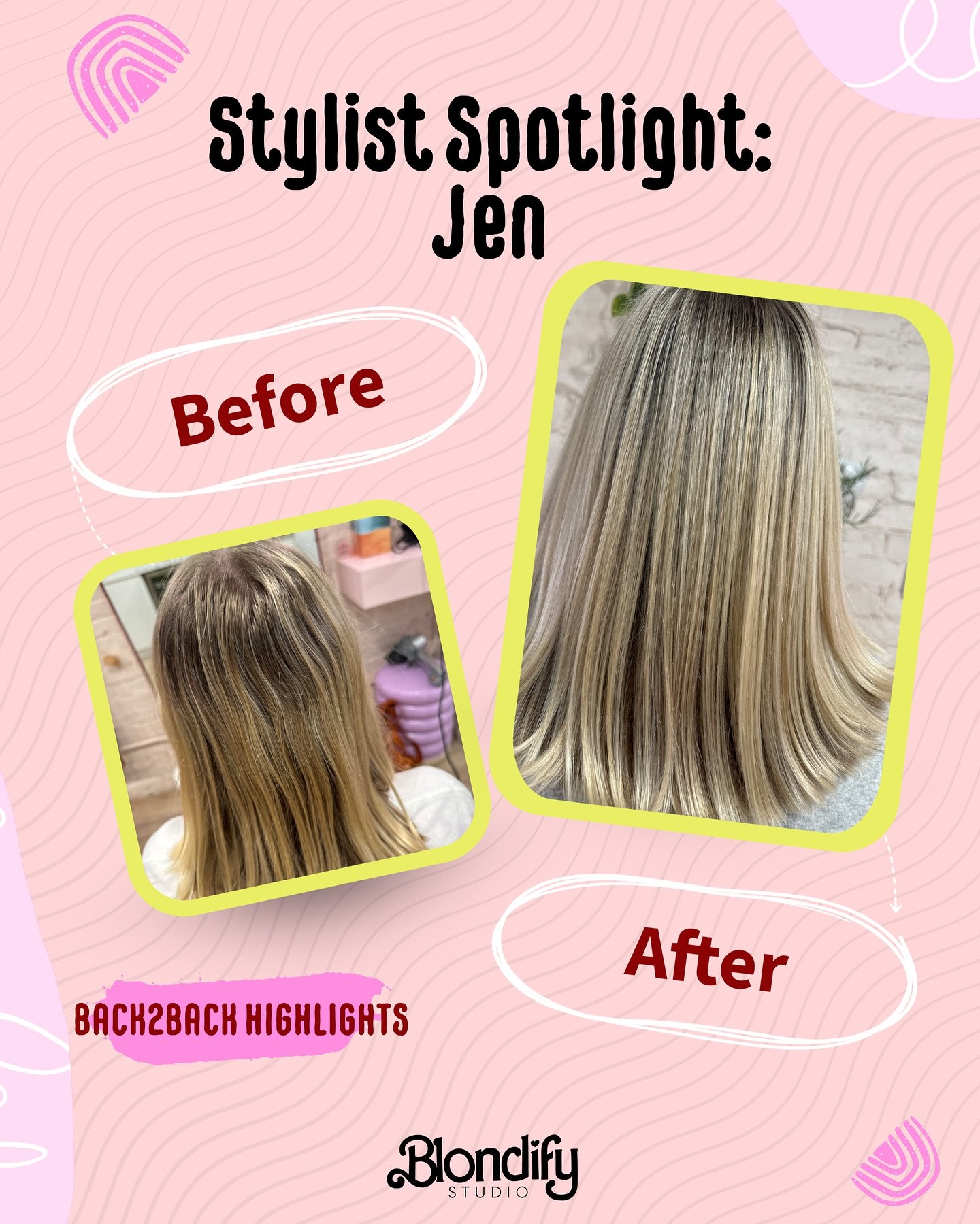 Ready for shimmering color? @haircolor_by_jen is the master at back2back highlights. Swipe to peep the look.