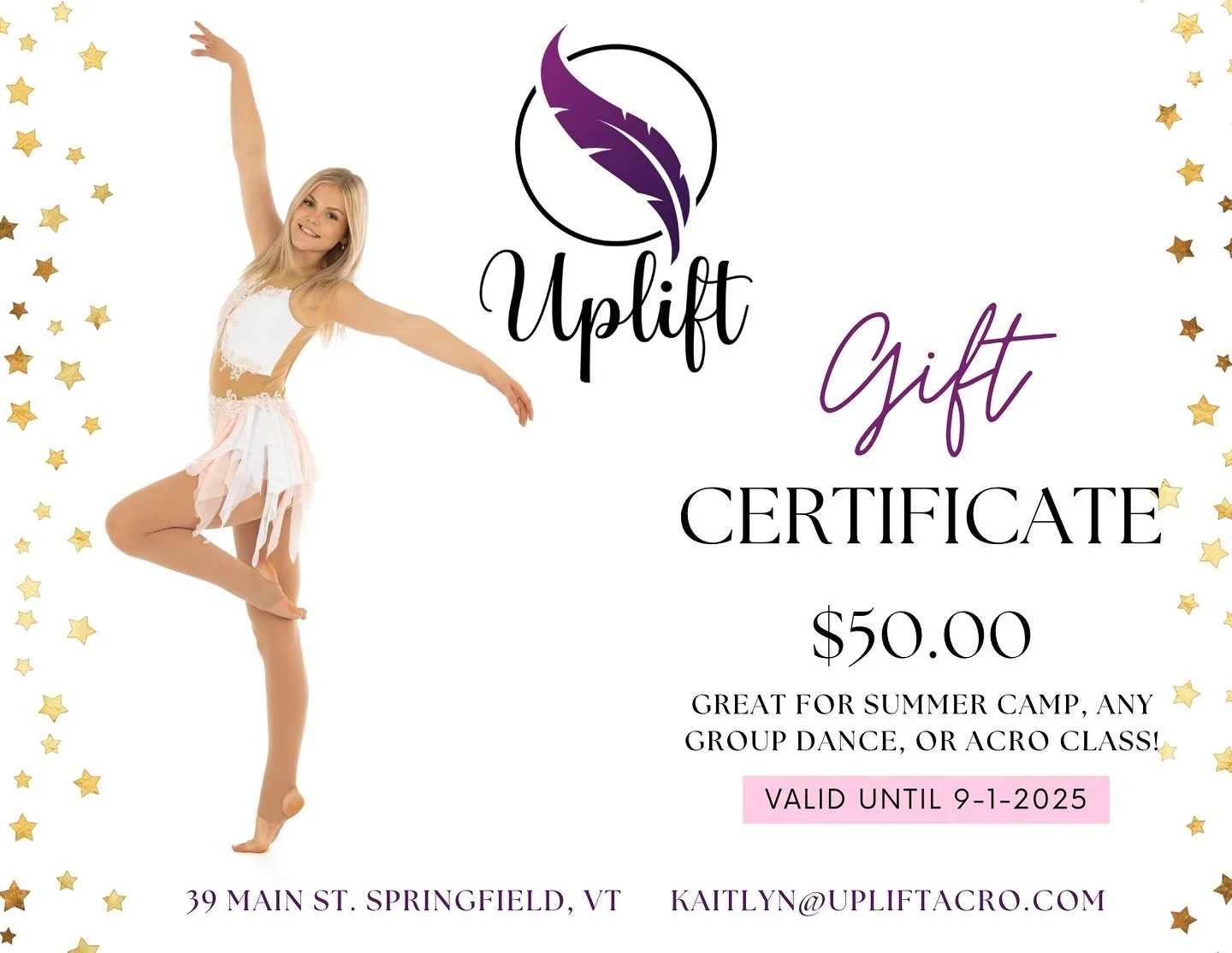 🎉 This Small Business Saturday, support Uplift and give the gift of Dance and Acrobatics! 🎁
If you love the education, community, and growth your child or grandchild experiences at Uplift, why not support Uplift on Small Business Saturday? 💙
We