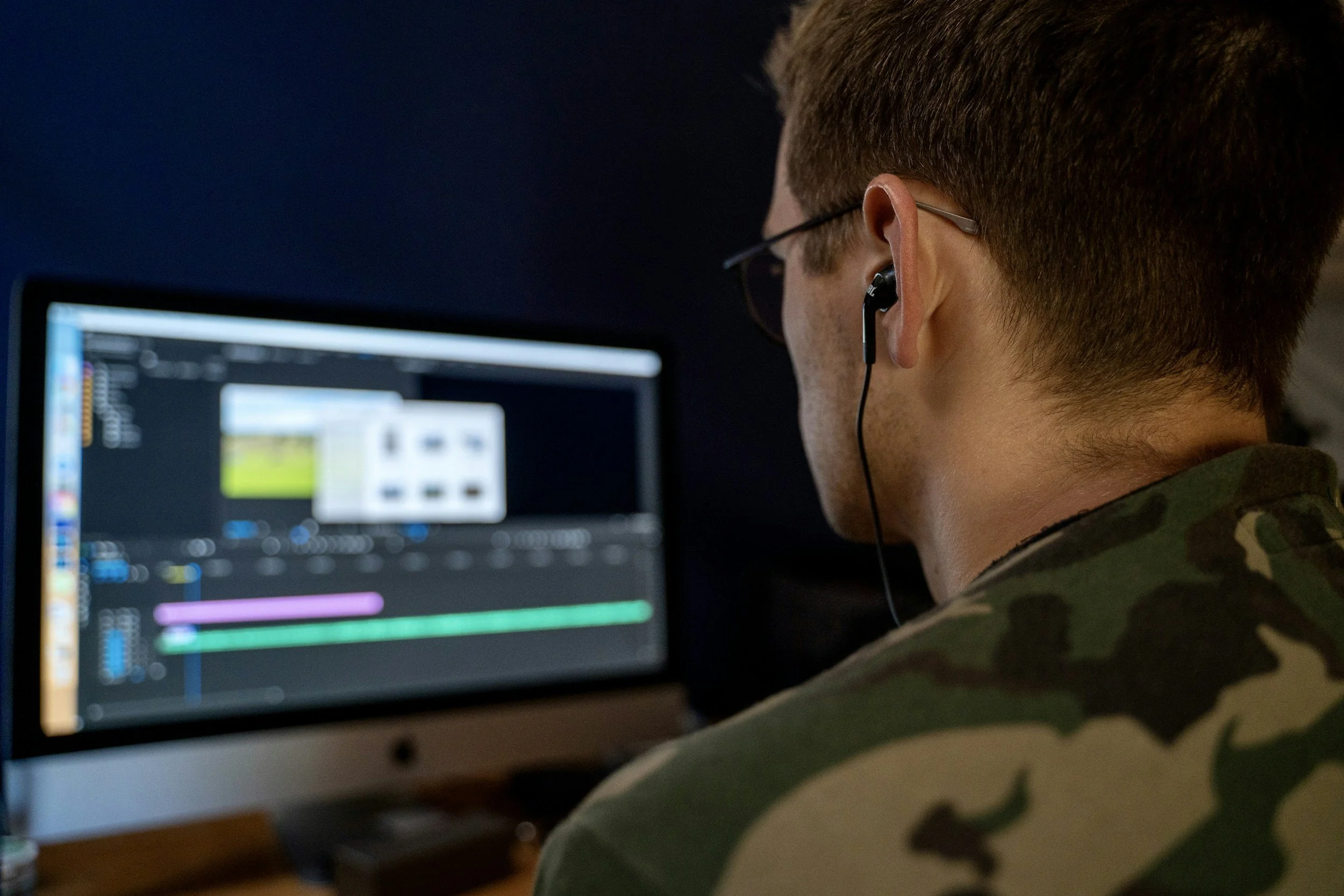 Scott editing video