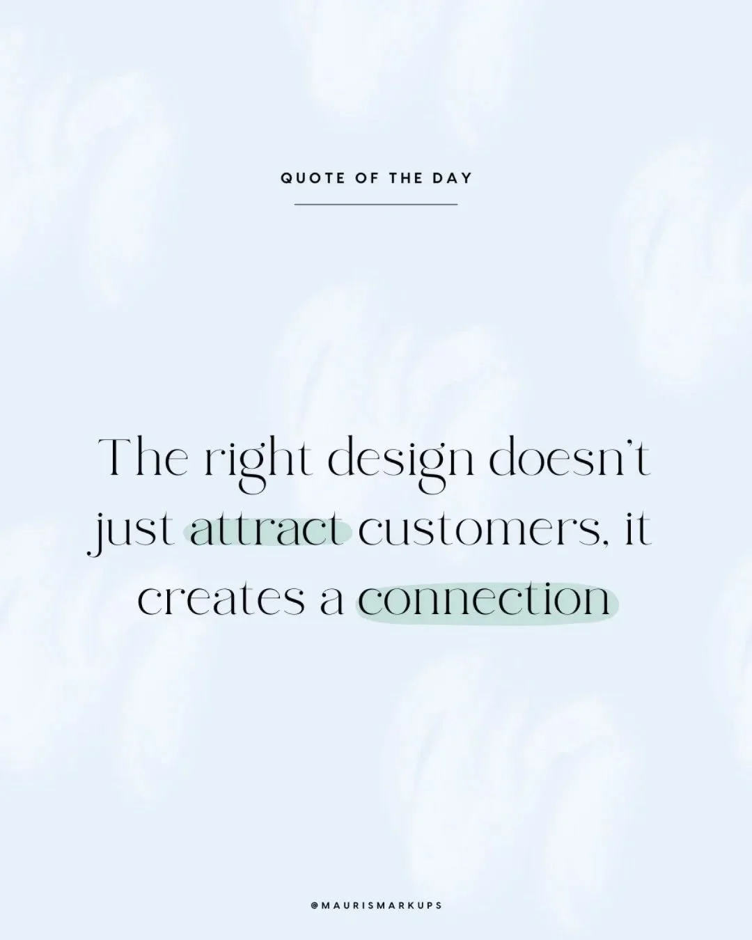 The right design doesn&rsquo;t just attract customers, it creates a connection! 

When your brand and website truly reflect who you are, it&rsquo;s like an instant spark with your audience. It&rsquo;s not just about looking pretty&mdash;it&rsquo;s ab