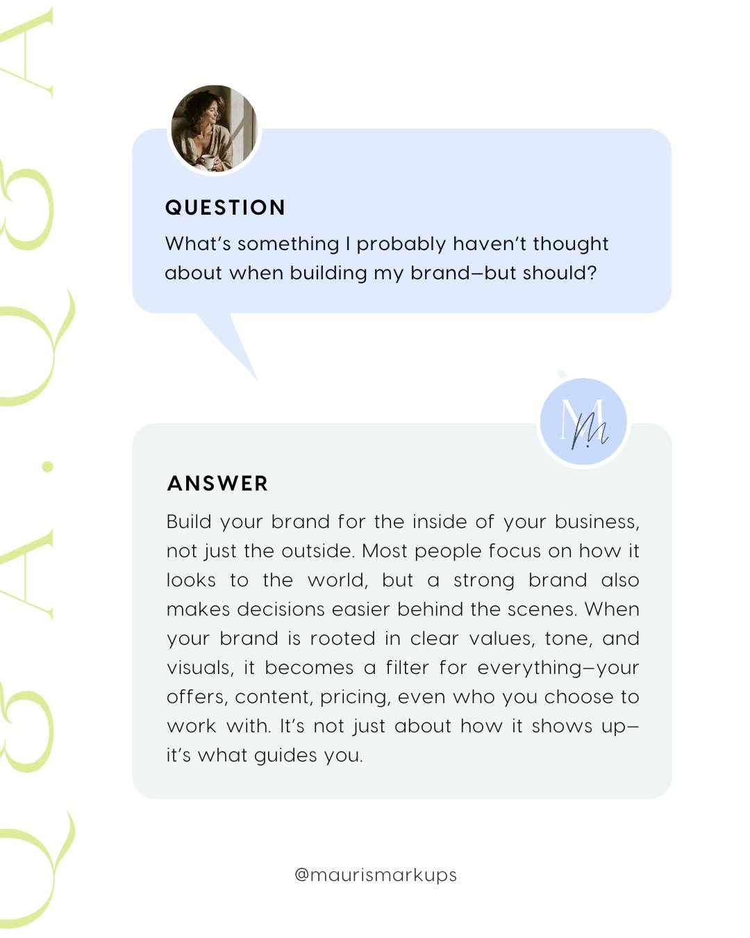Most people build their brand to look good. They focus on the visuals, the vibe, the content that shows up online. And yes&mdash;those things matter. But they&rsquo;re only part of the story.

Here&rsquo;s what often gets overlooked:

Your brand&mdas