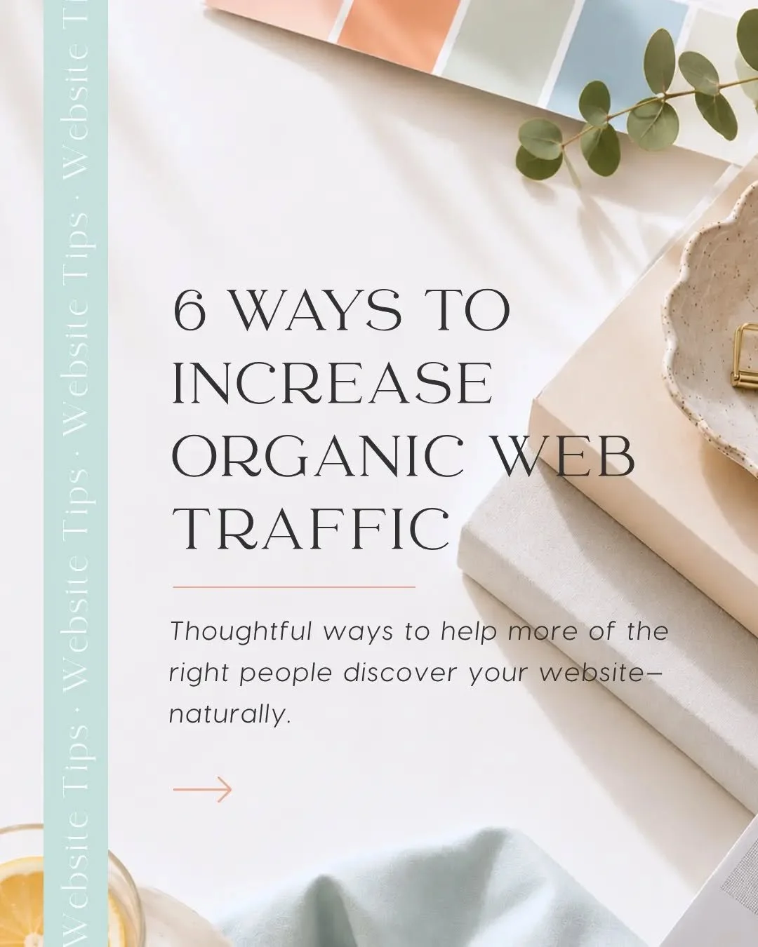 If you've ever felt like you launched your website... and then just waited for people to find it, you're not alone. 🤍

The truth is, organic traffic doesn't happen overnight&mdash;but there are simple, intentional steps you can take to help more of 
