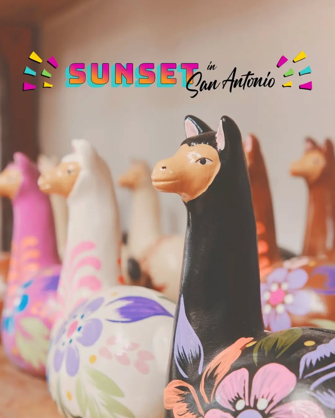 Branding Reveal! Say hello to the new look and feel of @sunset.in.sa&mdash;a playful, culture-packed brand identity design inspired by the heart and soul of the Alamo City.

With the logo already in place, we brought the rest of the brand to life thr