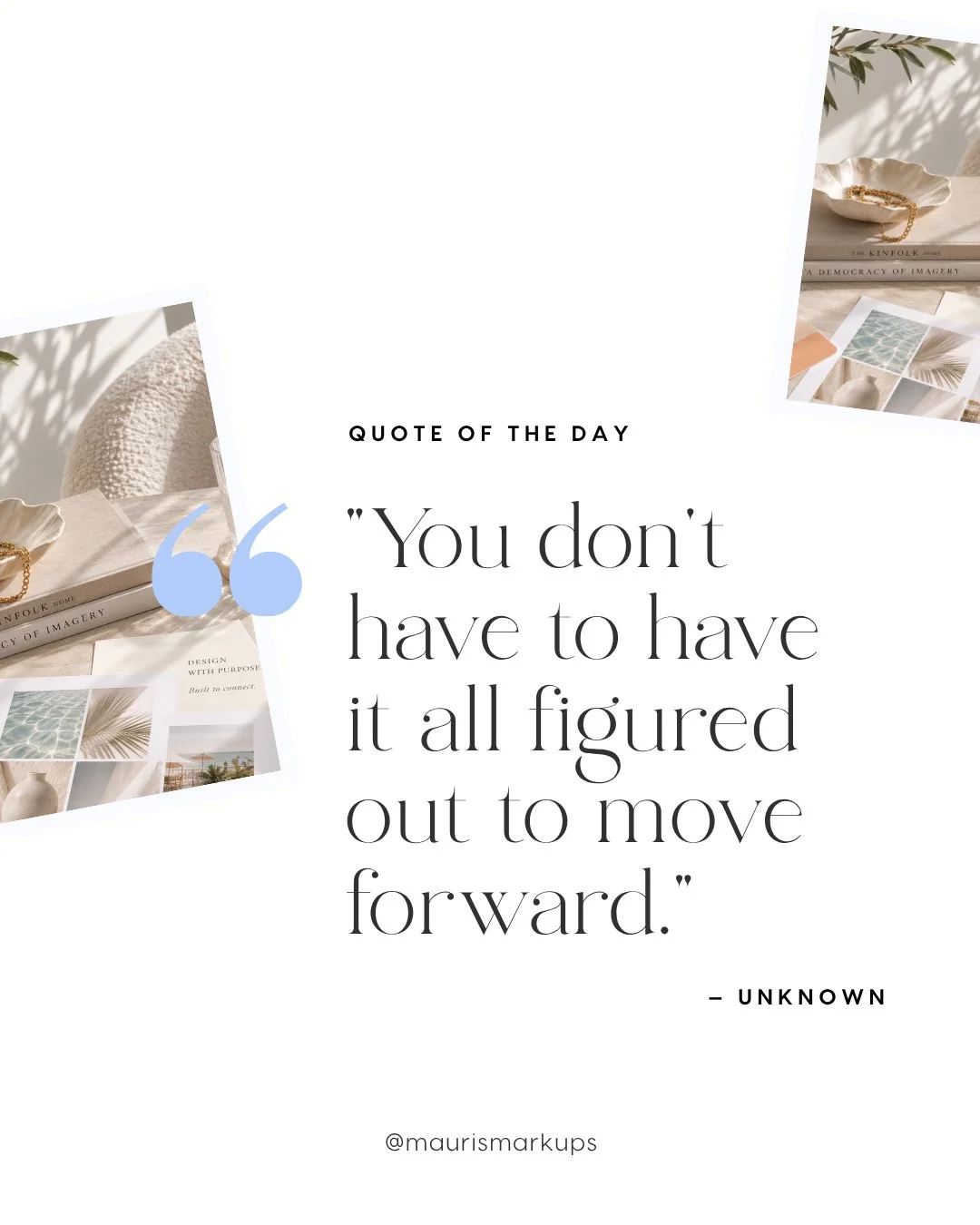 A little reminder for anyone who needs to hear it today. 🤍

It's easy to believe you need the perfect plan before you take the next step.

The perfect brand.
The perfect website.
The perfect timing.
The perfect idea.

But the truth is, clarity often