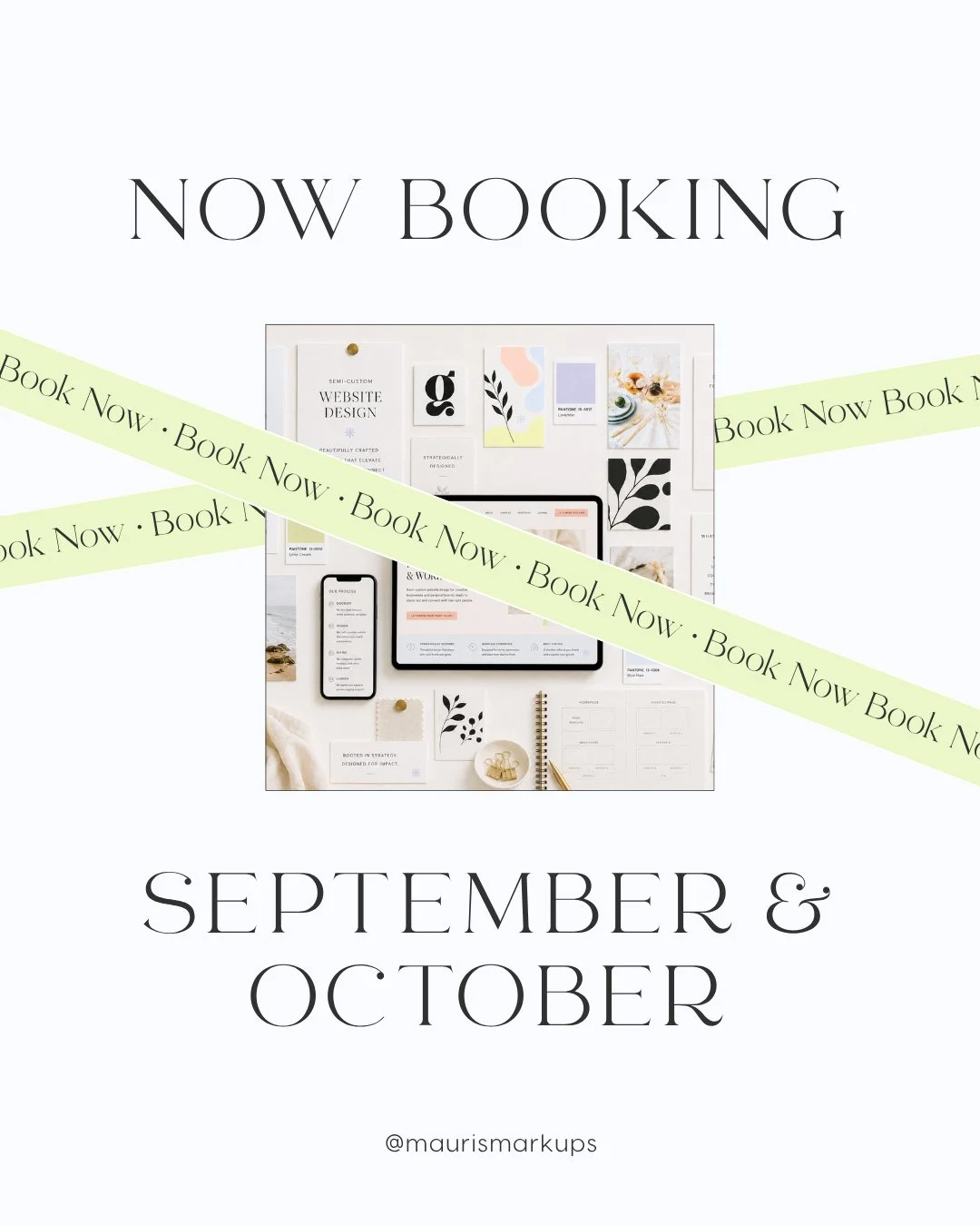 ✨ Now booking for September &amp; October! ✨

If you've been thinking about investing in your branding or website, this is your sign. 

Whether you're starting something new, refreshing an existing brand, or finally ready for a website that feels lik