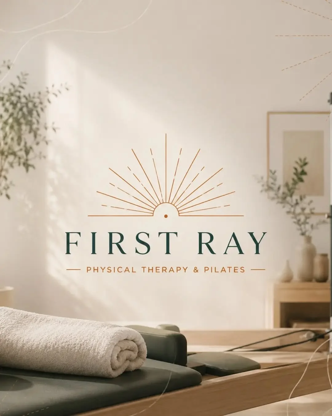 Brand Identity Reveal! ✨

I'm so excited to finally share the new brand identity for First Ray Physical Therapy &amp; Pilates, @firstraypt.

From the beginning, the goal was to create an identity that feels welcoming, restorative, and full of hope&md