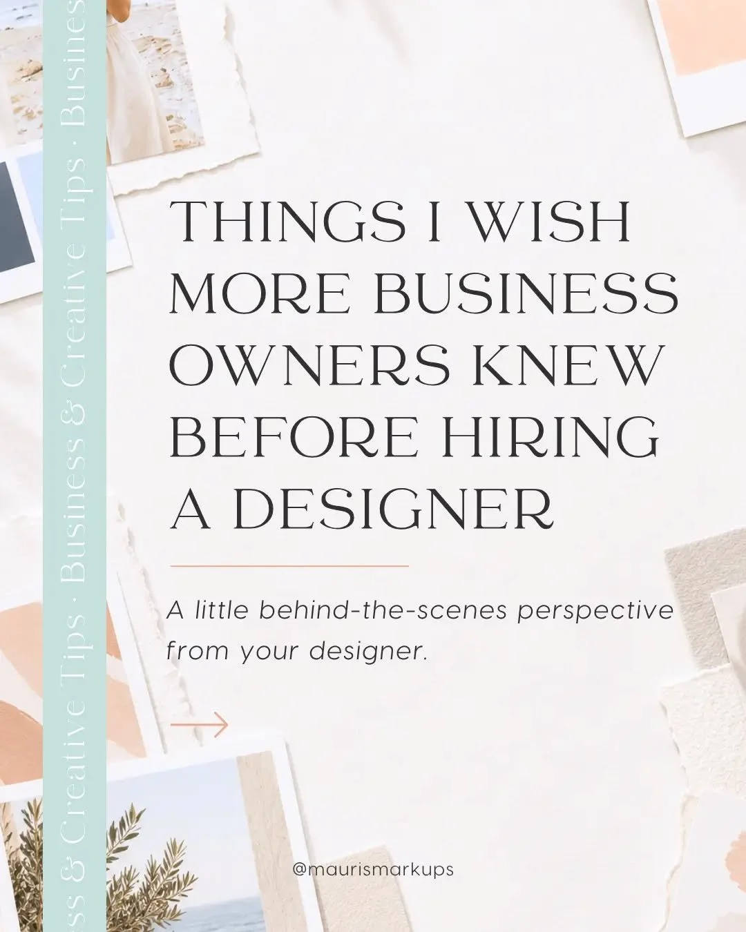 One of my favorite parts of working with small businesses is getting to see what&rsquo;s happening behind the scenes. The big idea, the weird little notes in your phone, the Pinterest board with 47 tabs open, the thing you swear you want but can&rsqu