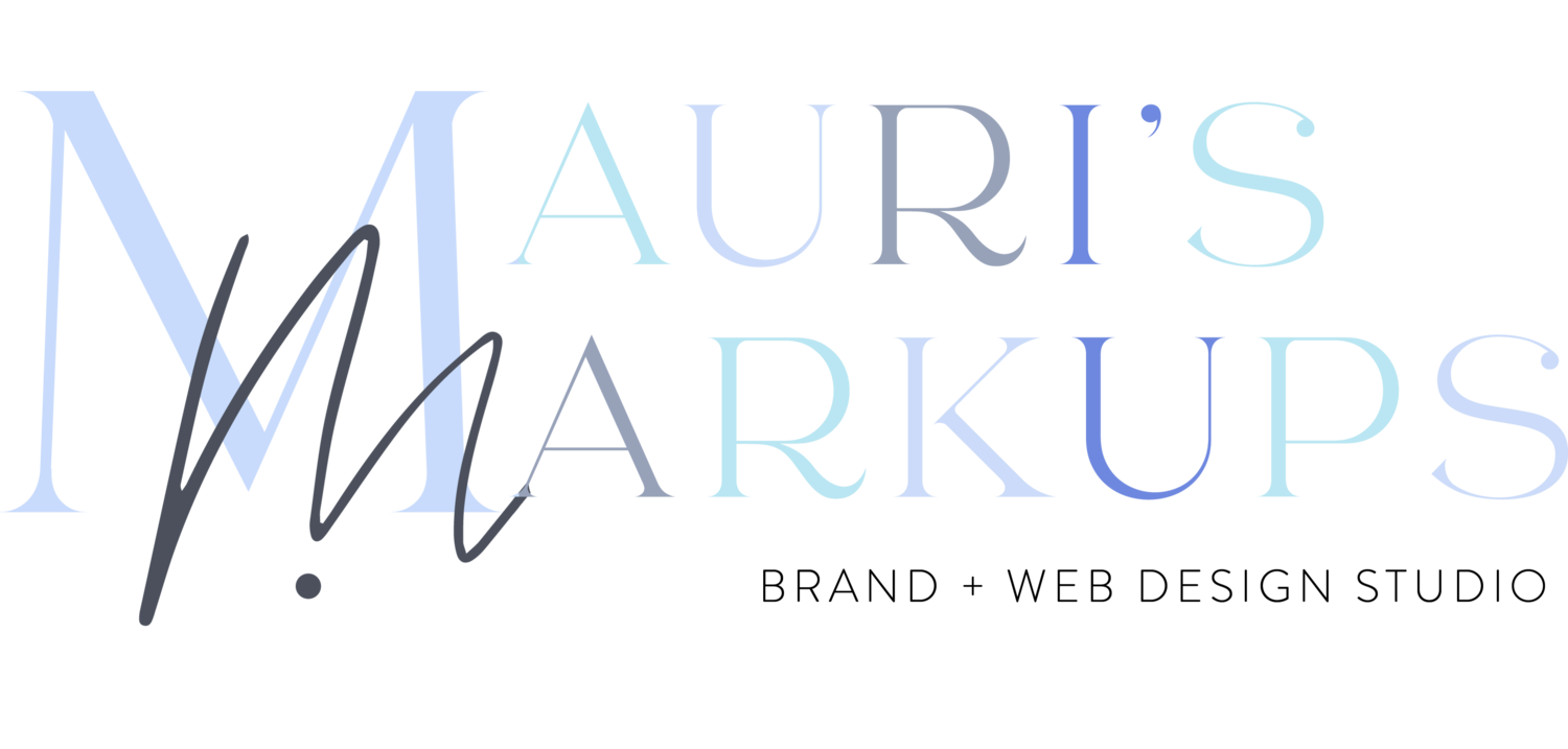 Mauri&#39;s Markups  | Branding + Web Design Studio
