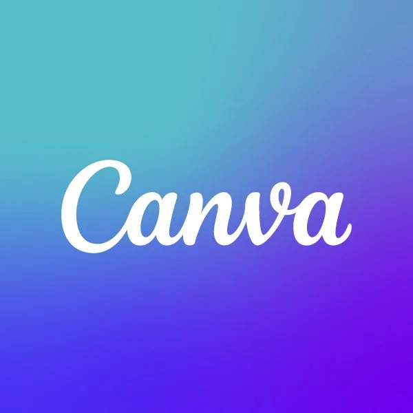 Canva logo with gradient background