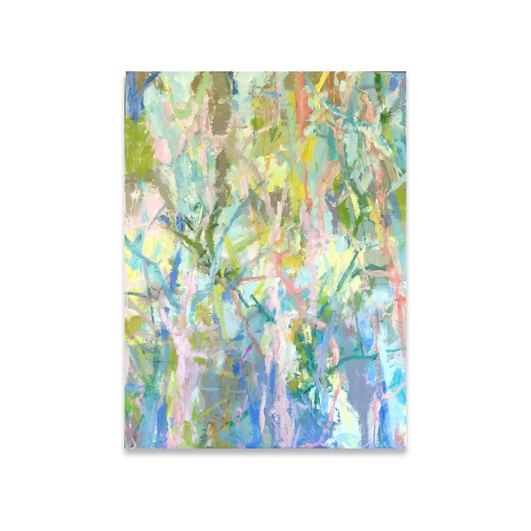 Mary Ann Sedivy, Aqua in the Woods.jpg