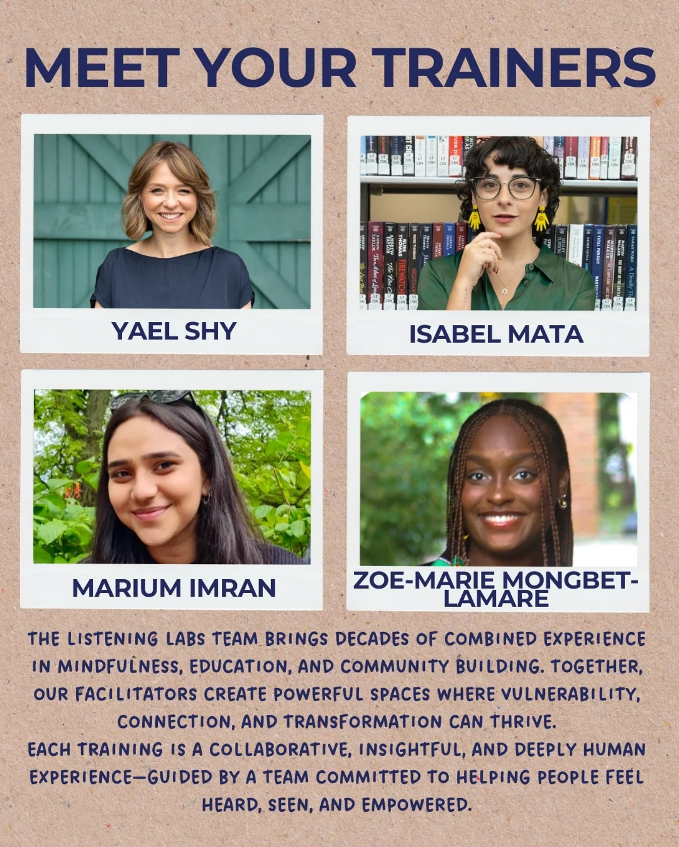Want to create deeper, more meaningful connections in your community? 💬✨

Join us June 13th in NYC for a full-day Listening Lab Leader Certification Training. 

We&rsquo;ve got an incredible team of facilitators who make the Listening Lab experience