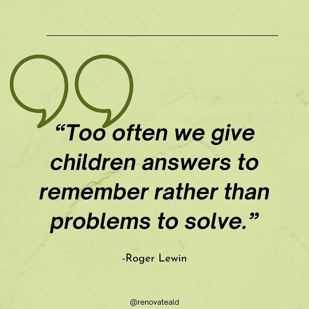 Continuing to think about education this week in honor of the work of teachers in this country. But learning doesn&rsquo;t end with a diploma&hellip; as leaders, we should all be continuing to learn and grow. Helping your employees solve problems rat