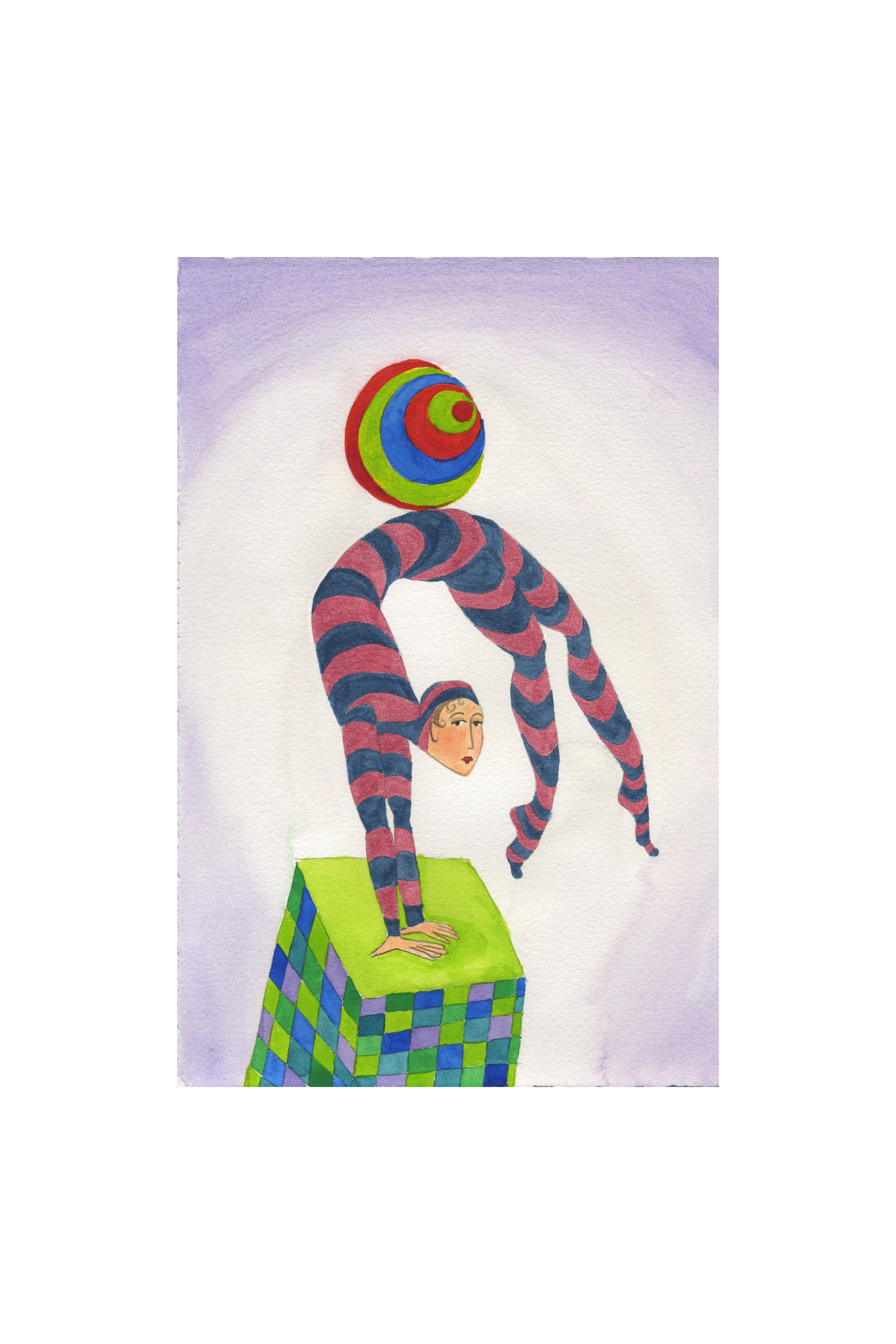 Circus, Single Acrobat with Ball.jpg