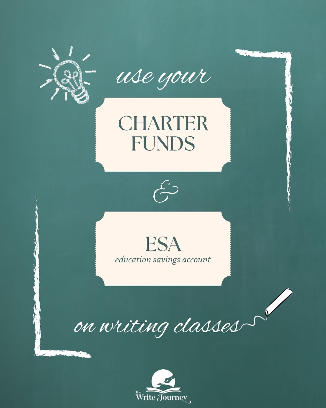 Many of you may be wondering where you can use your homeschool charter funds for your child's education. 🏫💵 Did you know The Write Journey partners with charter schools across the nation?

Many states are also beginning to offer additional funds fo