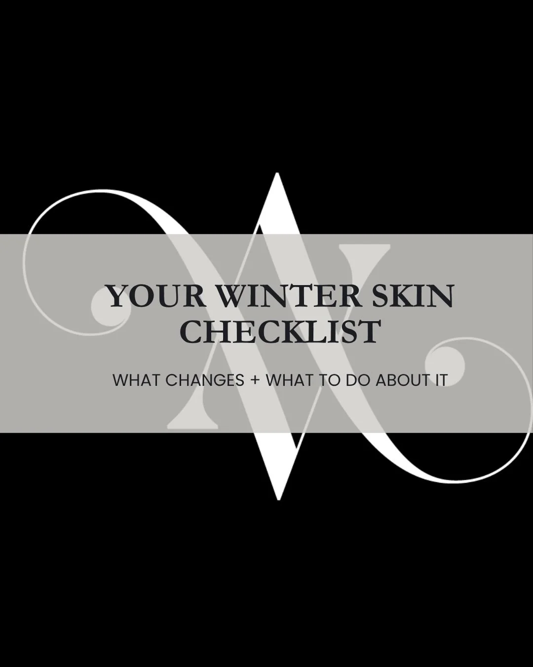 Your skin doesn&rsquo;t behave the same way in winter ❄️

From dehydration and sensitivity to congestion and excess oil, cooler weather can impact your skin in ways you might not expect.

We&rsquo;ve put together a simple Winter Skin Checklist to hel