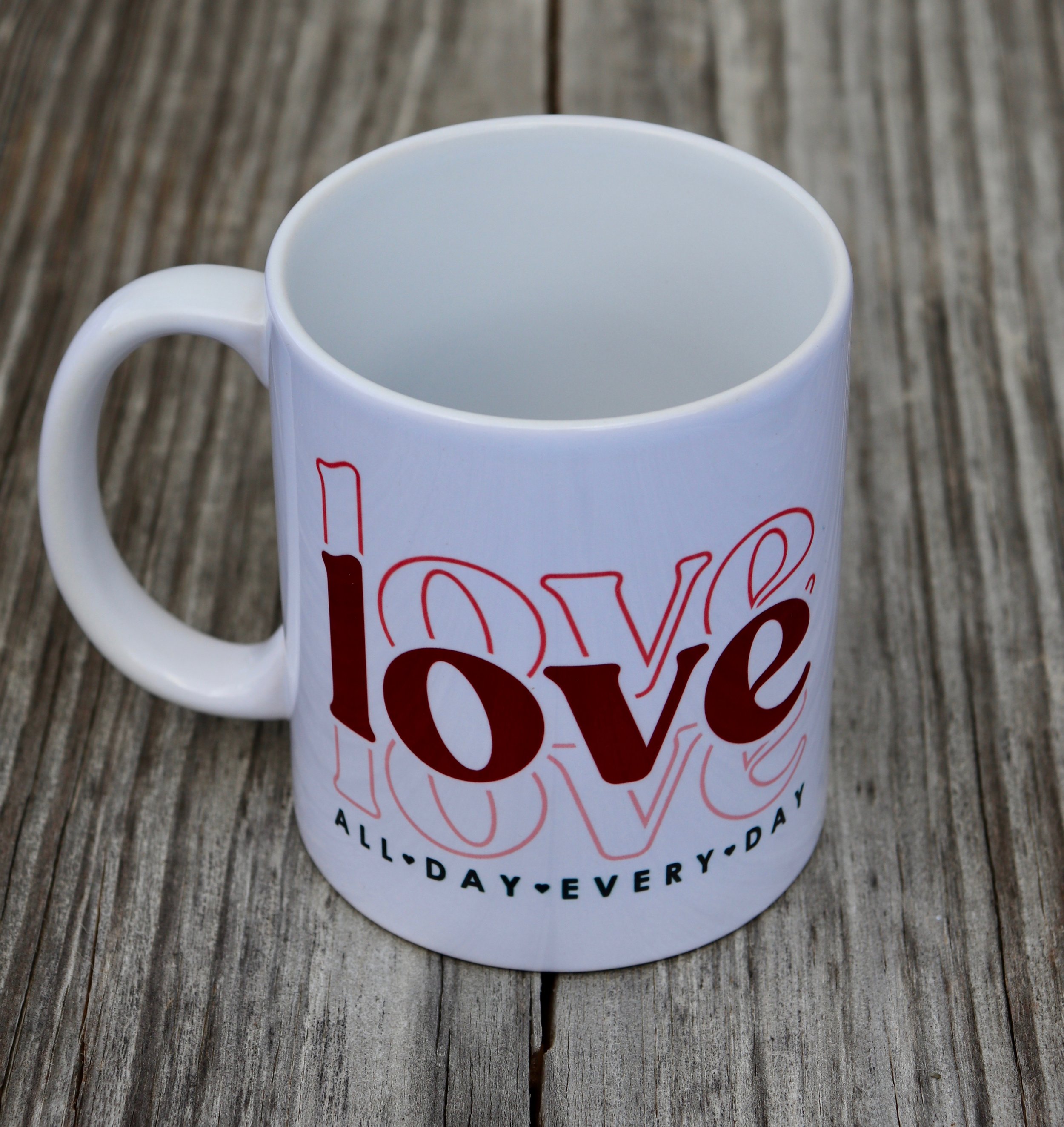 Coffee Mug--LOVE |11 oz/single sided; NEW