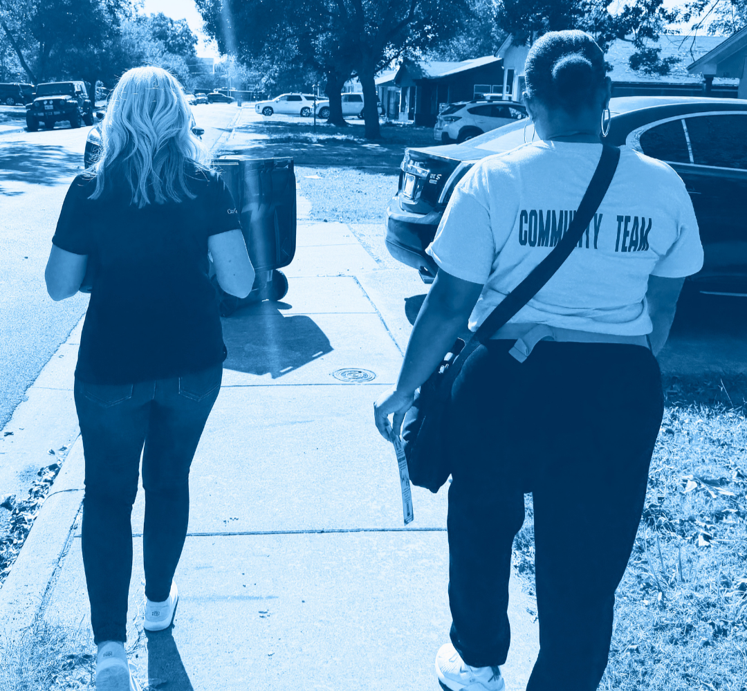 Dallas Morning News Article: Canvassers Bring Job Resources Directly to Pleasant Grove Residents