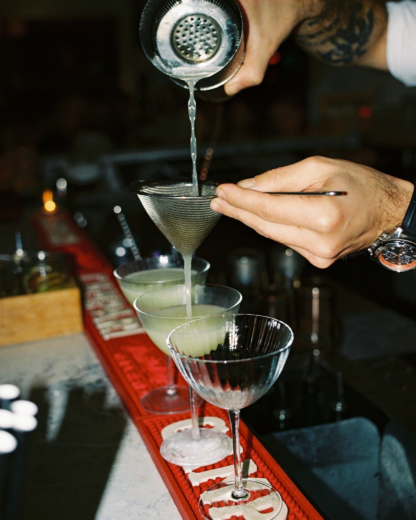 Our perfect night? A cocktail to start. A bottle of wine (or two) to follow.