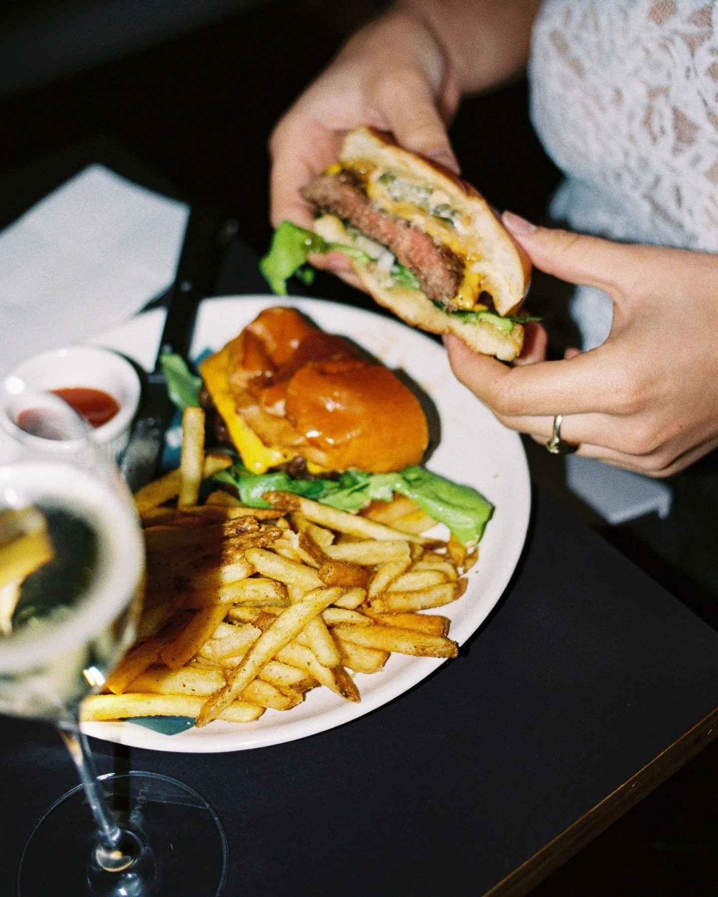 Our Wagyu Beef Burger - not to be mistaken for our Wednesday Cheeseburger. This burger was born out of @restaurantlabart during the 2020 Covid lockdowns. Known as &ldquo;La Burger&rdquo; back then, this is a wagyu beef patty with smoked cheese, house
