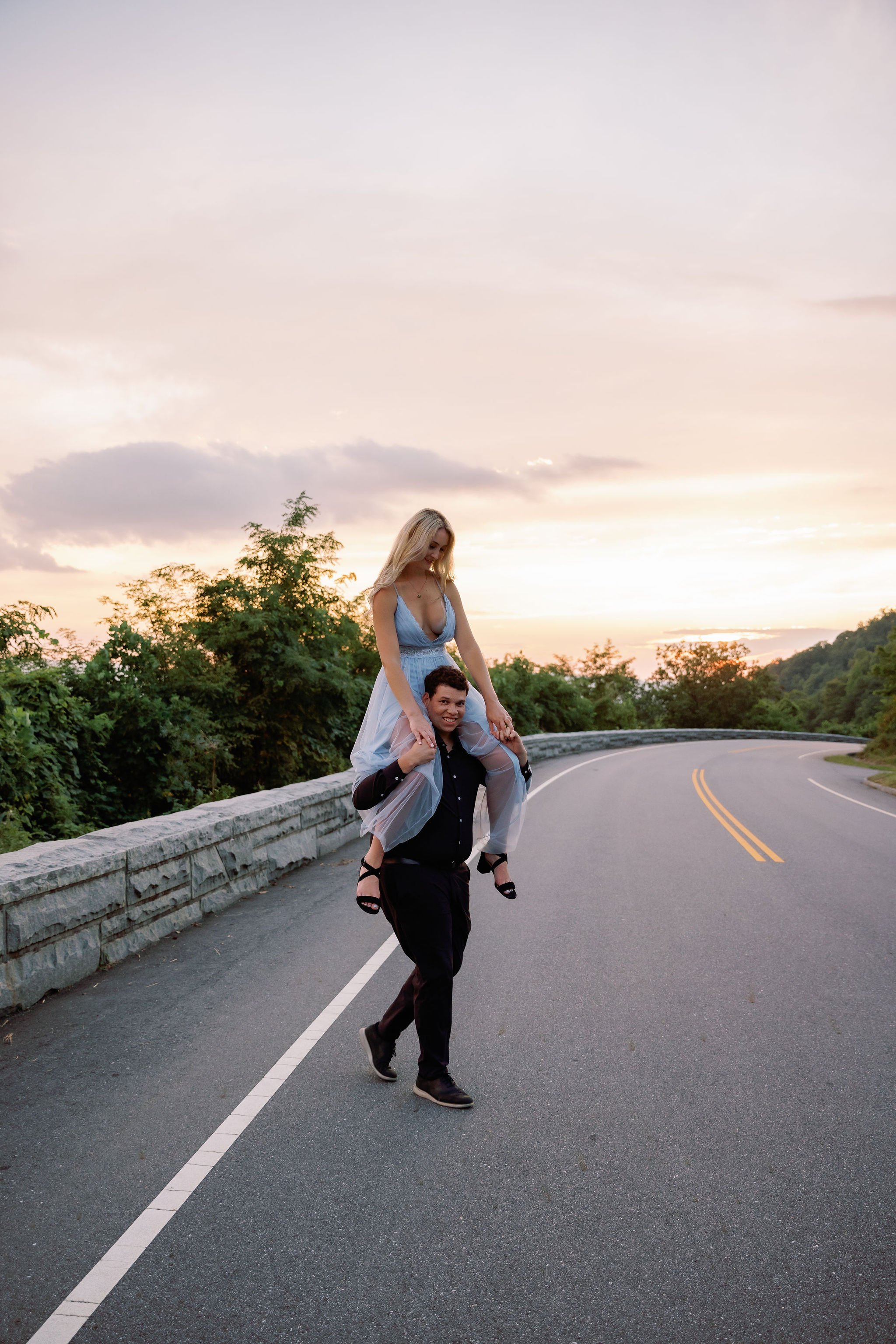Engagement-Photo-Poses-With-Gatlinburg-Photographer-piggyback-ride