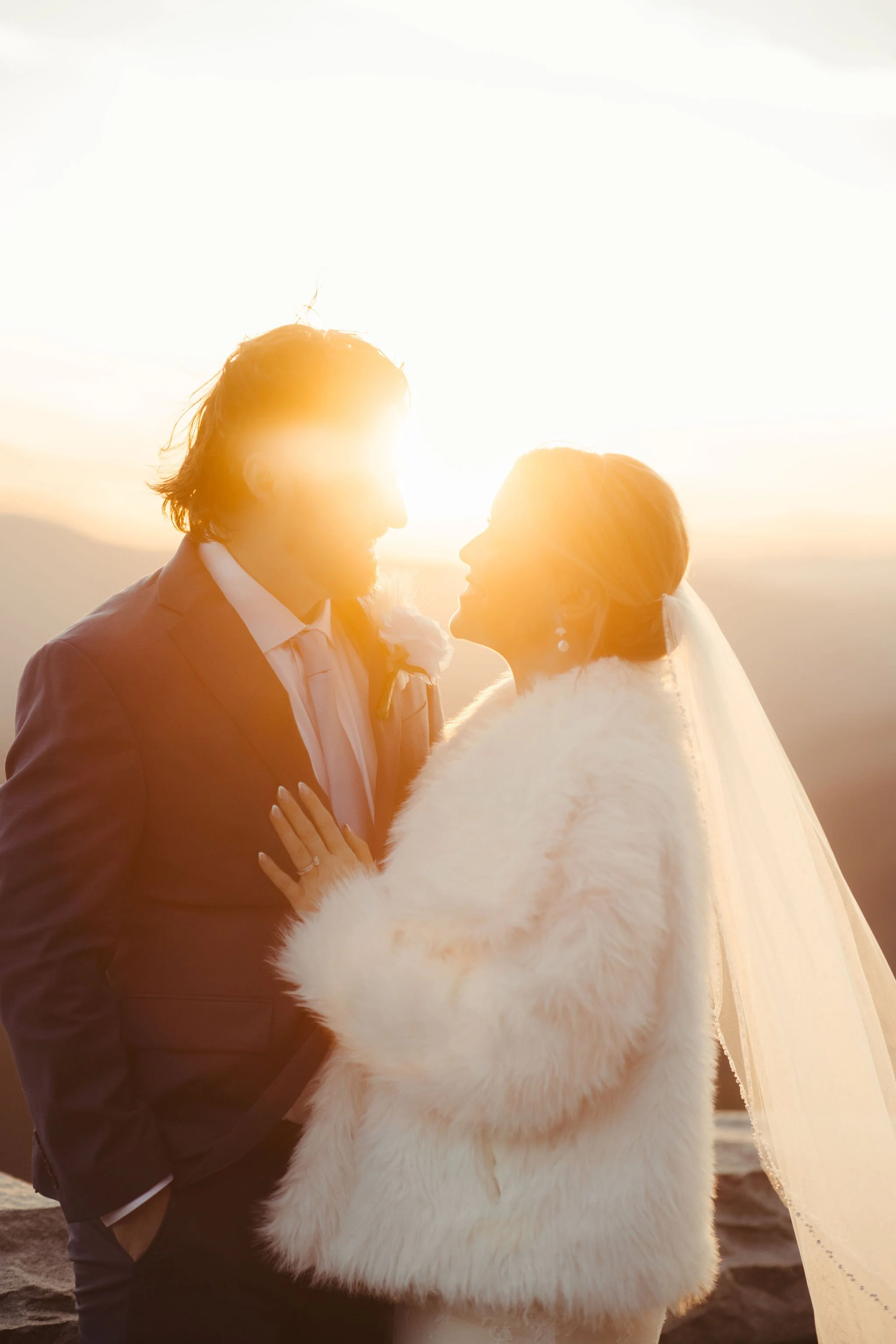 National-Park-Photographers-for-Your-Elopement-sunset-wedding-photos
