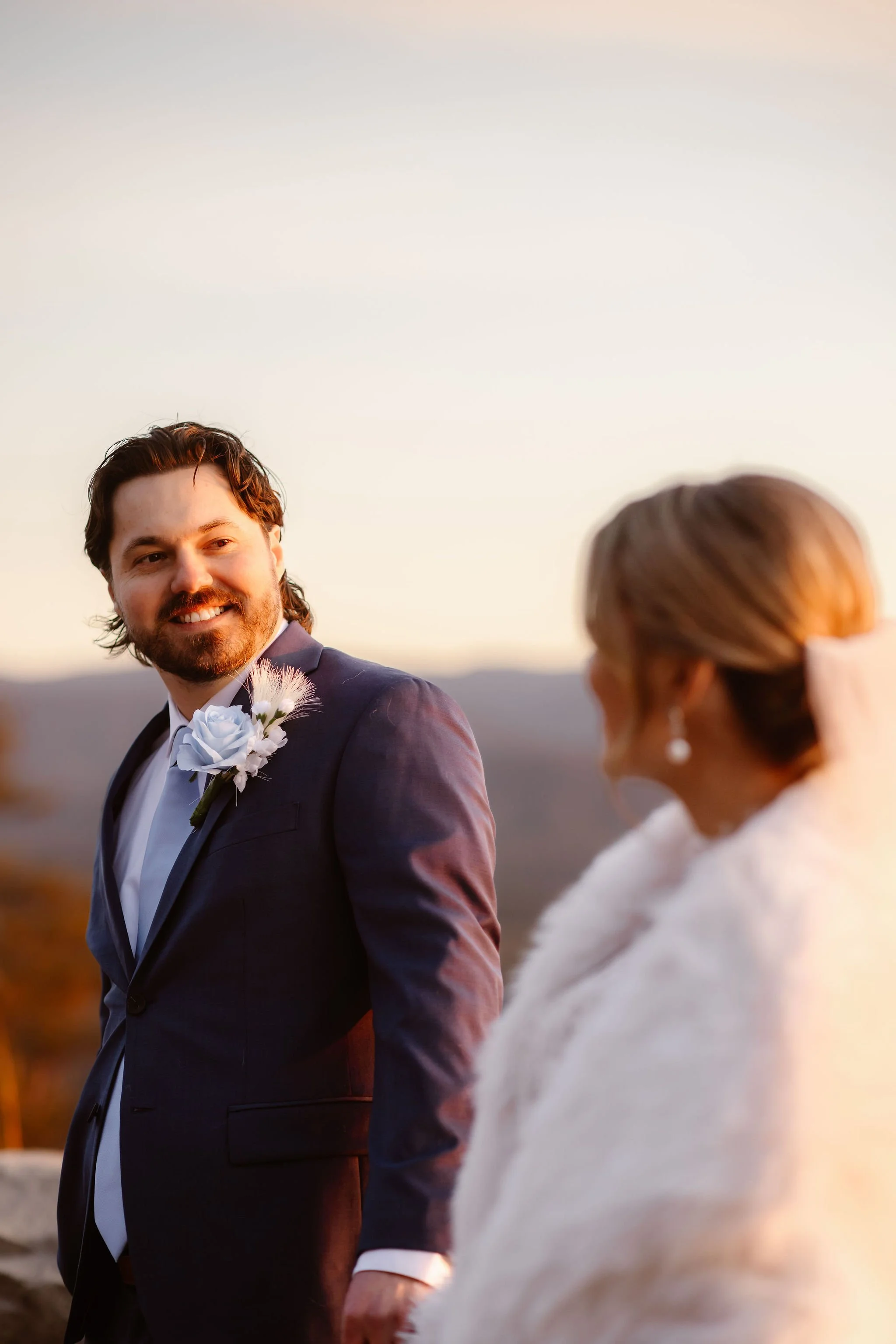National-Park-Photographers-for-Your-Elopement-groom-candid