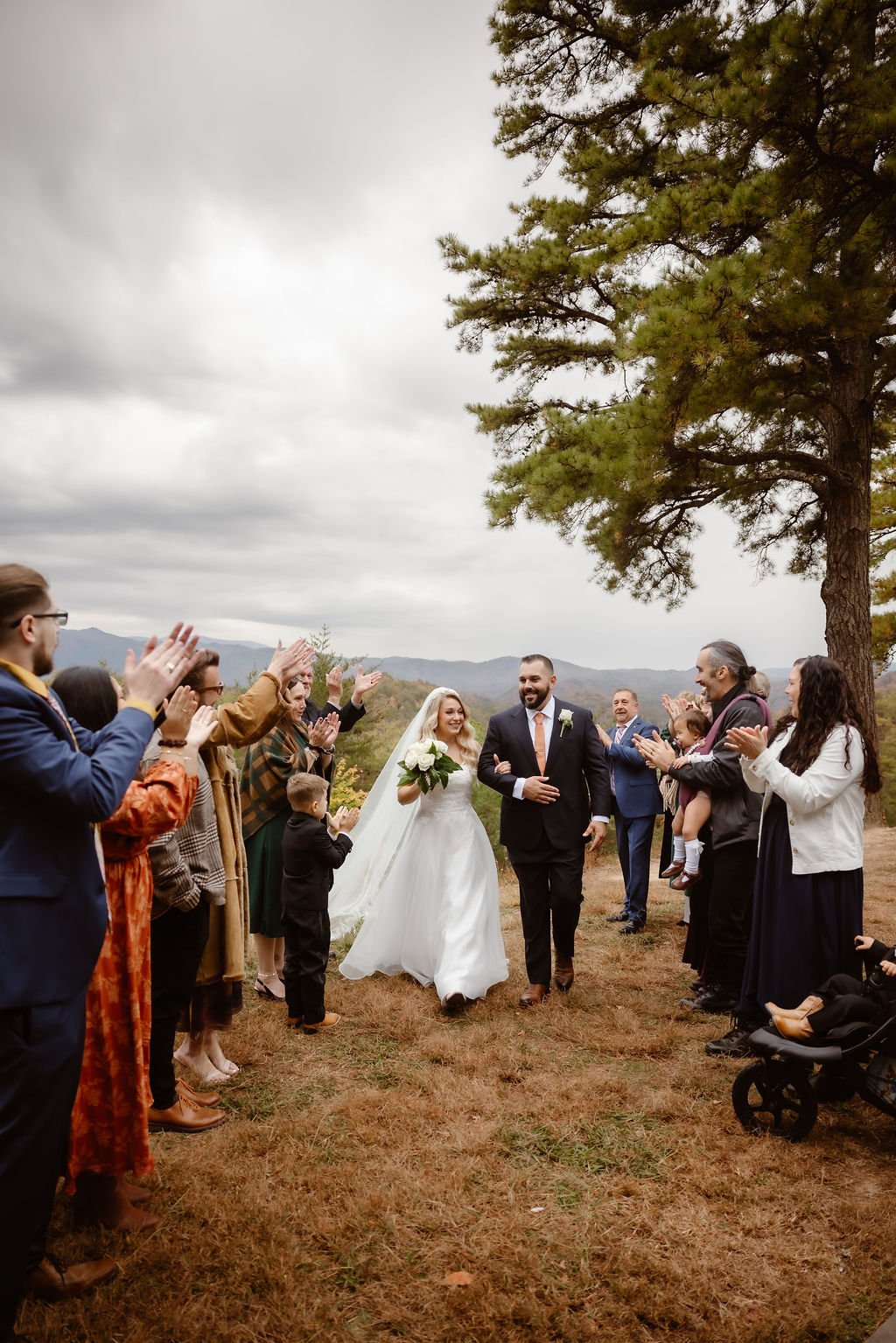 Gatlinburg-Micro-Wedding-Timeline-ceremony-exit
