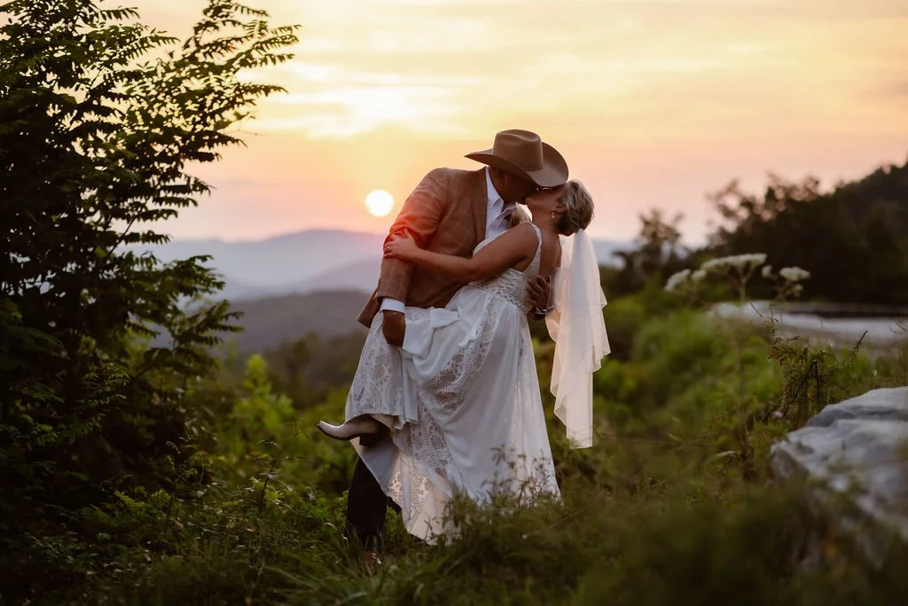 Why Sunset is the Perfect Time for a Gatlinburg Elopement