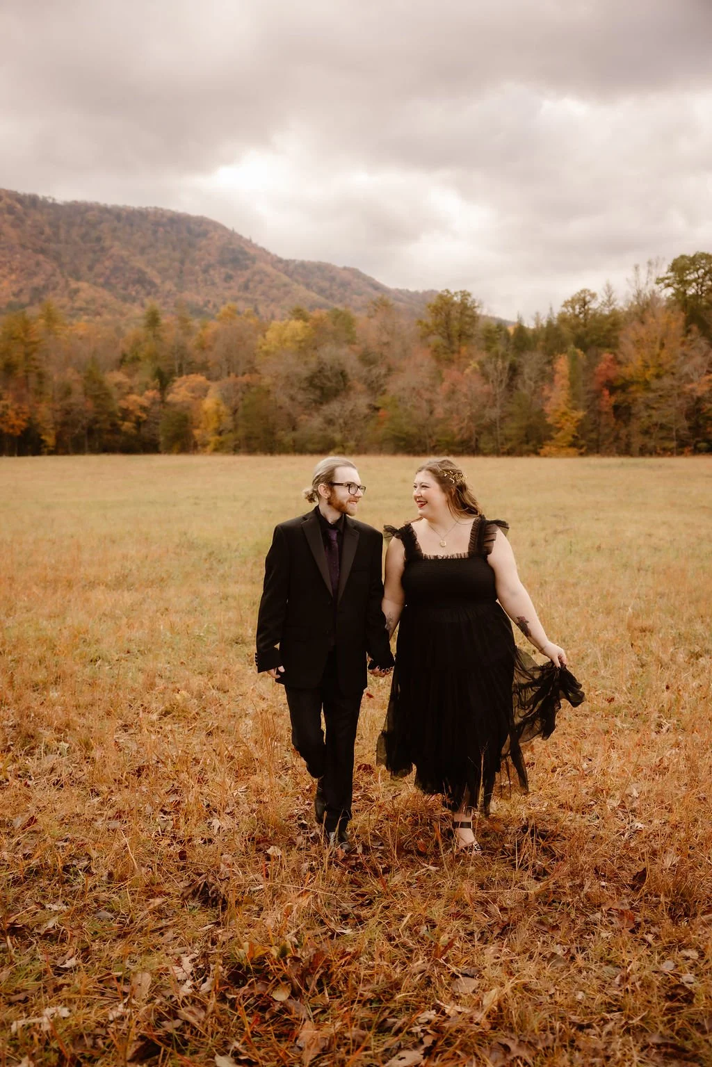Halloween-Wedding-in-the-Smoky-Mountains-bride-and-groom
