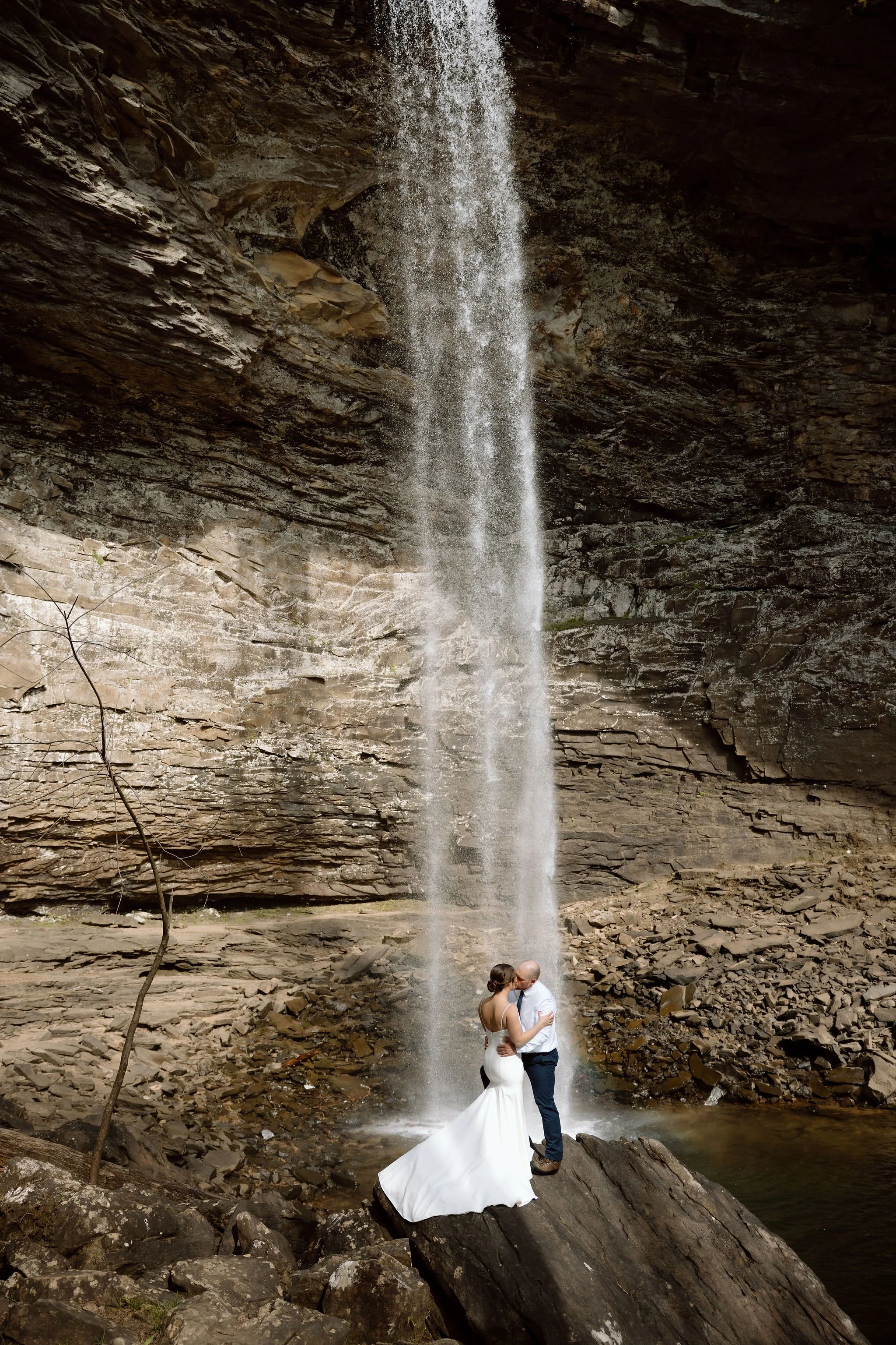 Waterfall-Elopement-in-the-Smoky-Mountains