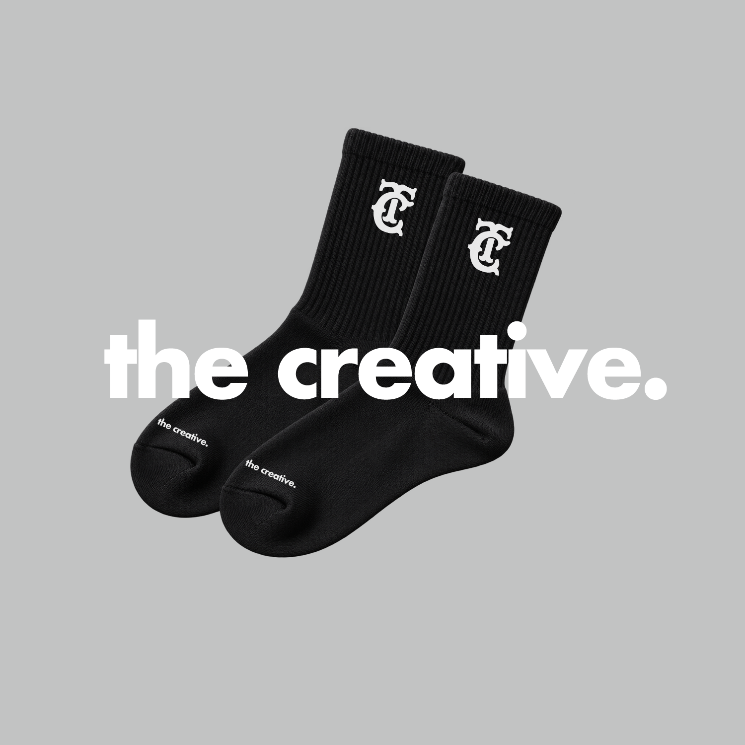 THE CREATIVE BASIC SOCK Black.png