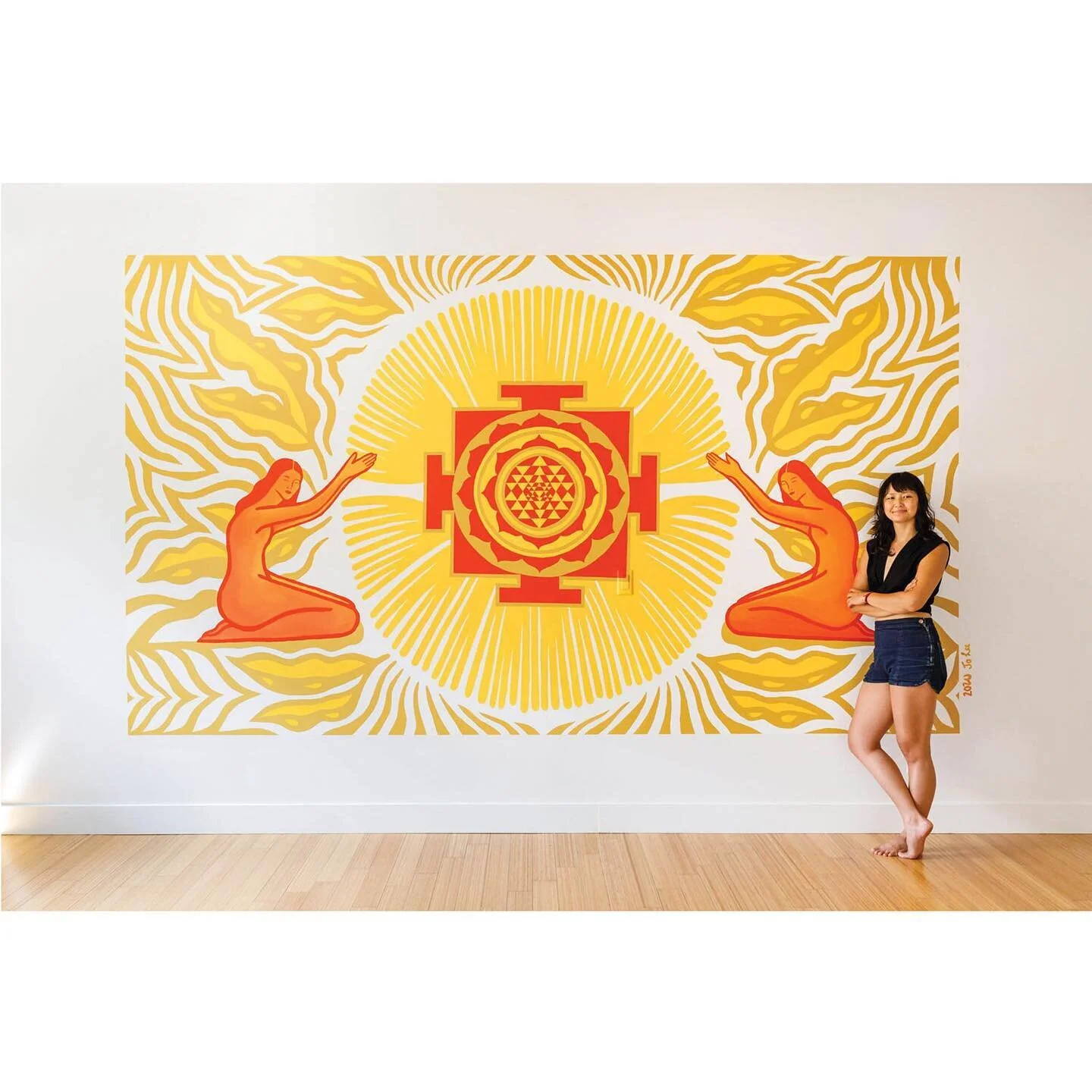 TBT: Last July finished painting this mural right before re-opening for one of my favorite yoga studios in TO @mulayogato 
Go check it out!
.
.
.

#mural #streetart #art #graffiti #urbanart #muralart #wallart #graffitiart #artist #artistsoninstagram 