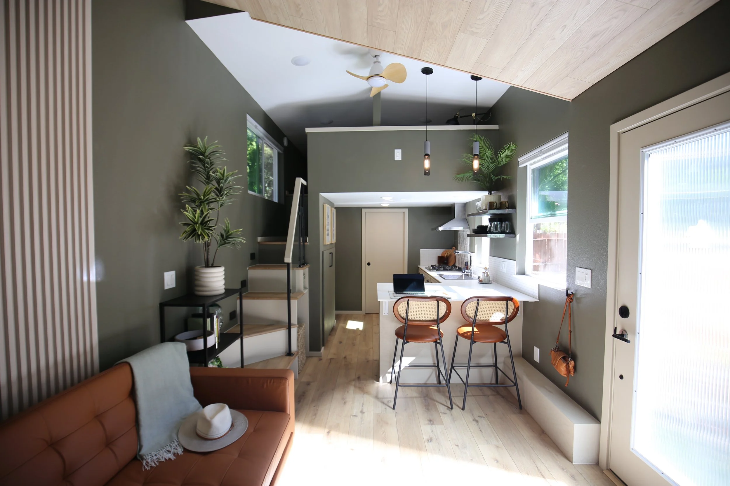 Furnished accommodation at Blue Lakes Village