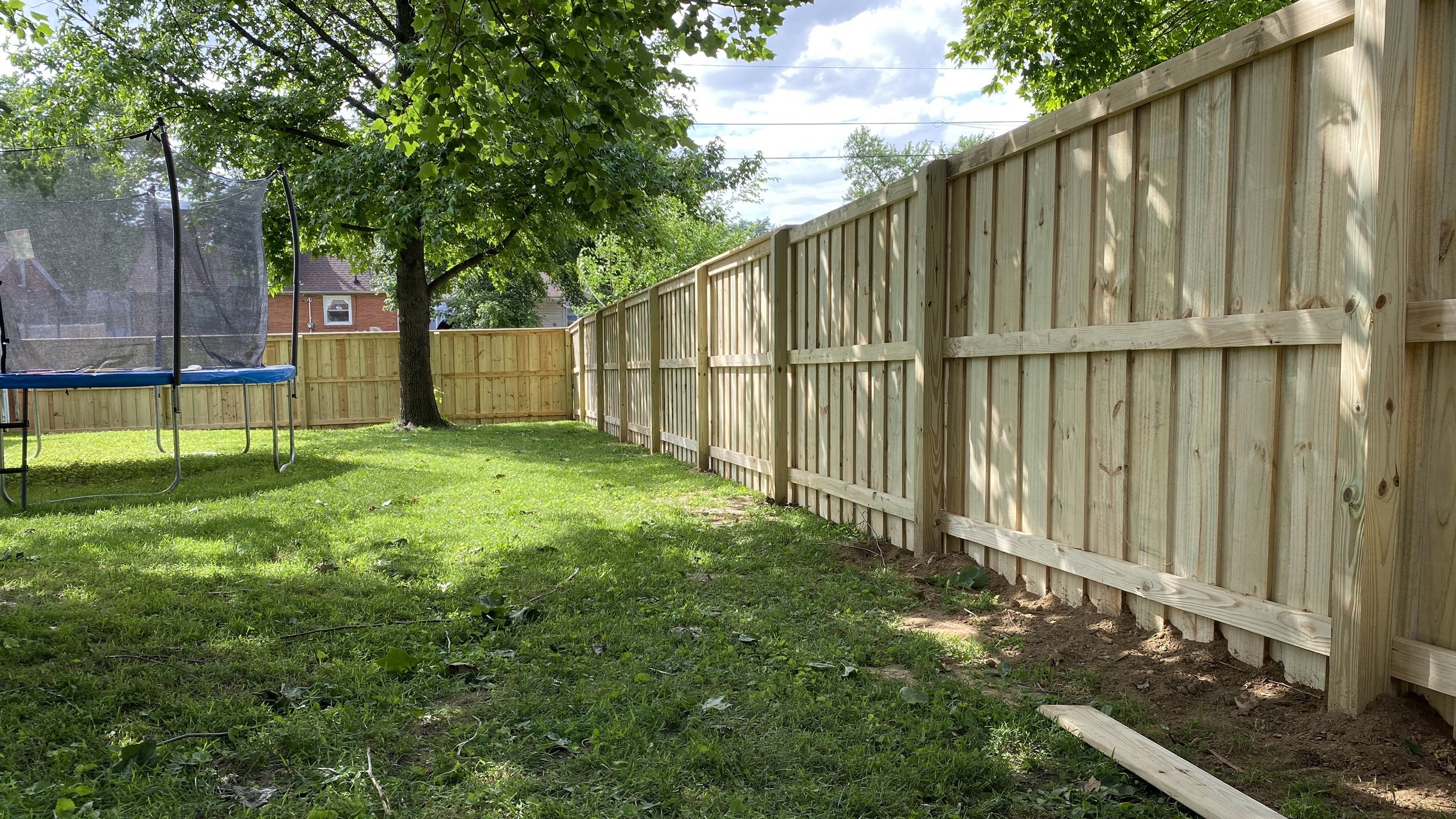 Picture-Framed Doubled Picket Fence